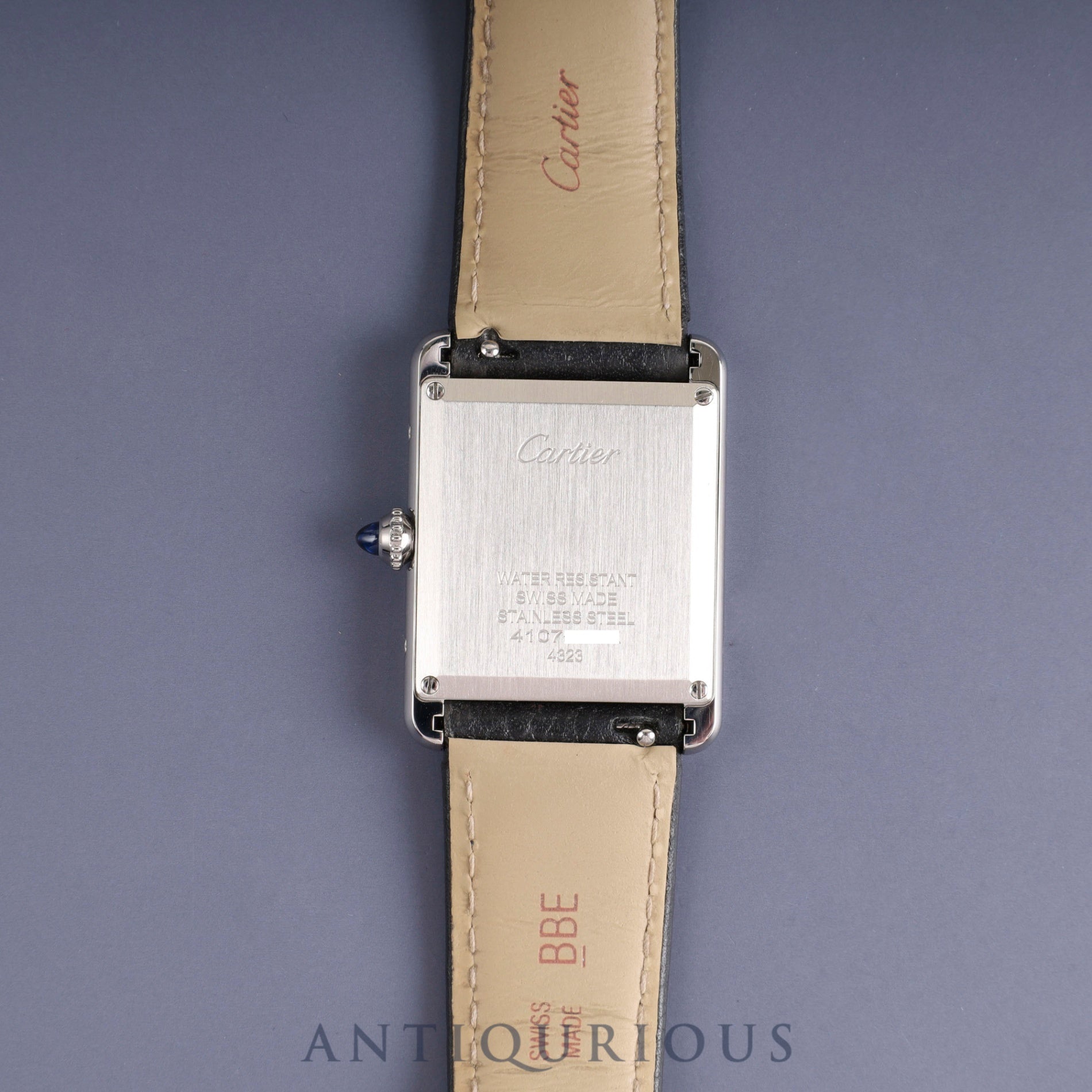 Cartier Tank Must LM WSTA0041 / 4323 Quartz Cal.157 SS Genuine leather strap Genuine buckle (SS) Silver Roman dial Box Booklet Warranty (2021) Overhauled