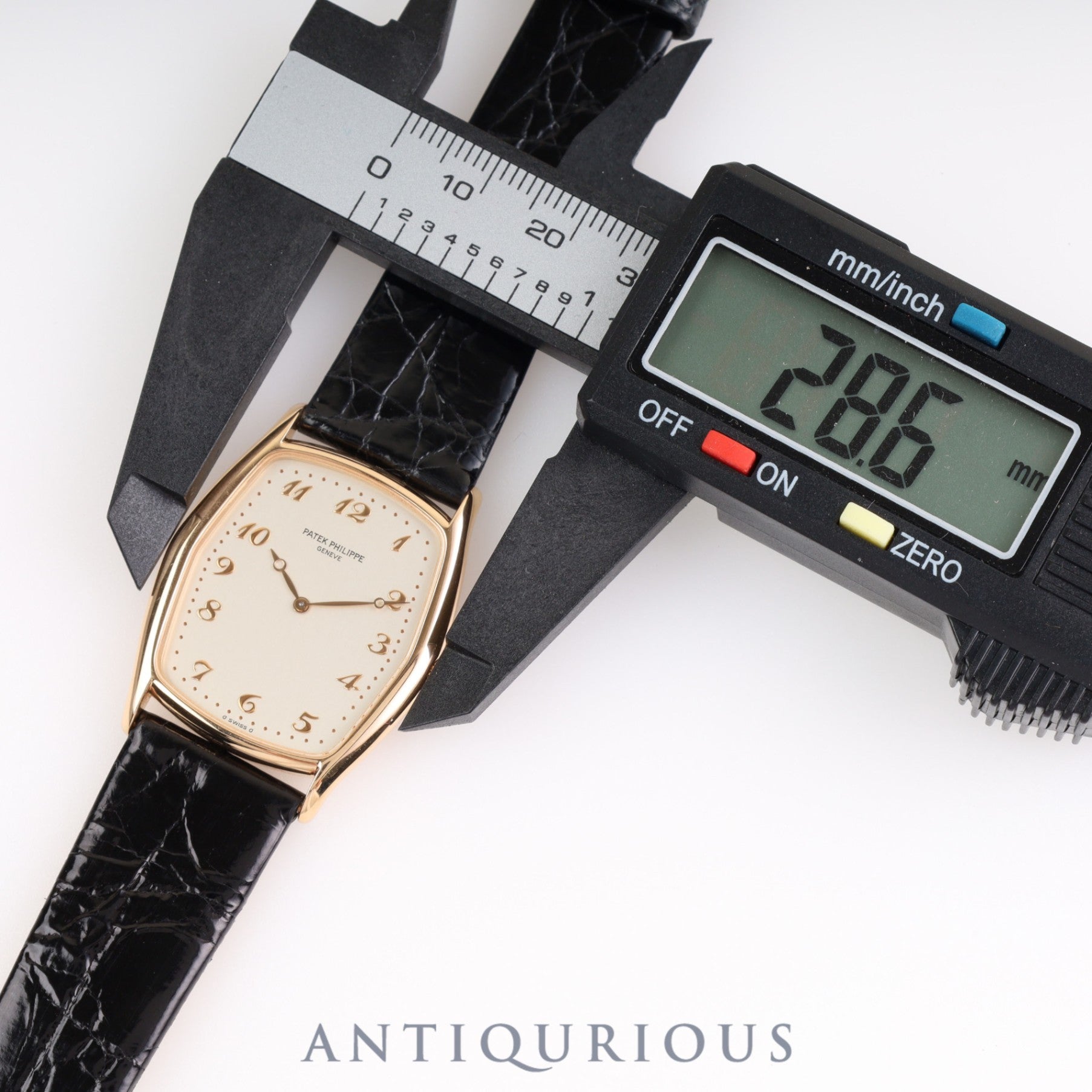 Patek Philippe Gondolo 3842 Manual winding Cal.177 PG Leather Genuine buckle (750) Silver dial Box Case Warranty (2000)
