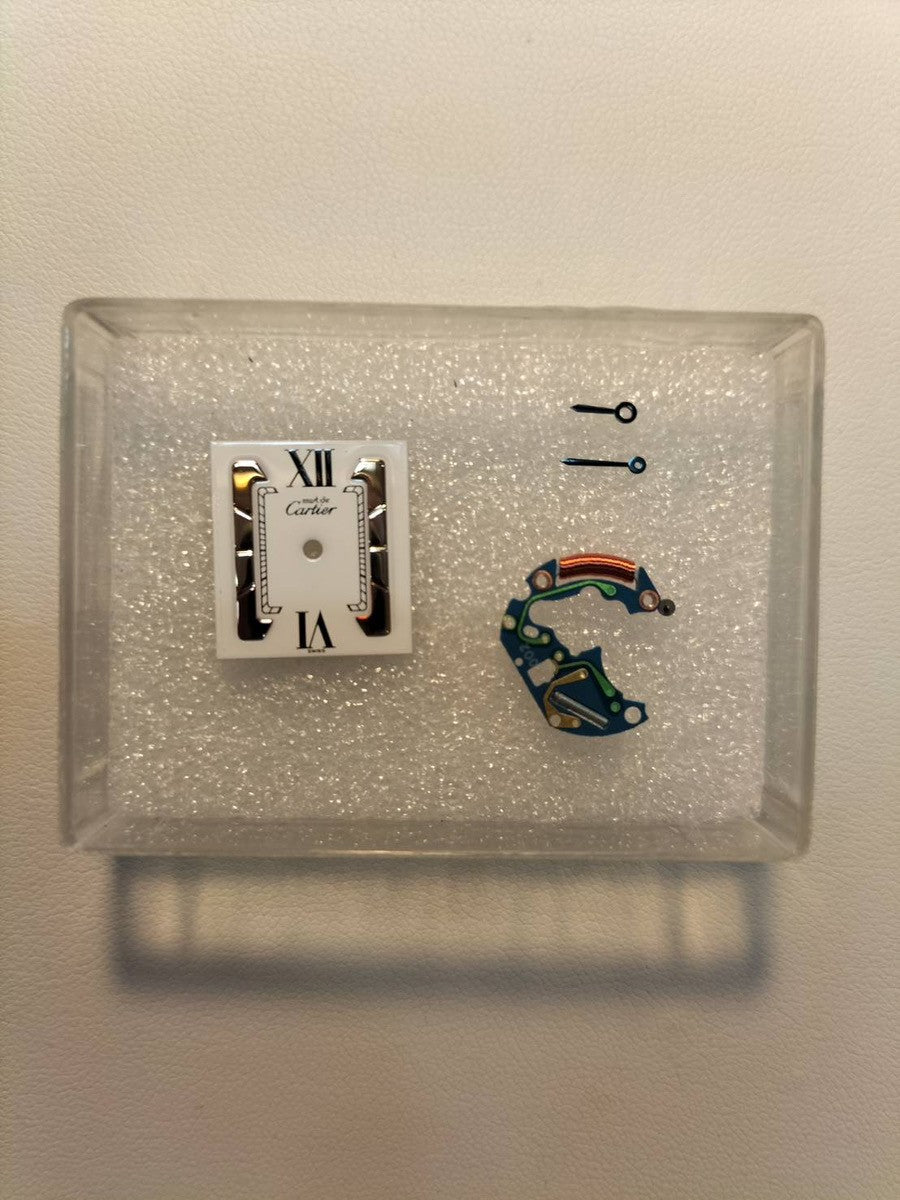 カルティエ マストタンク SM 1613 クォーツ Cal.957.06 SV925 革 純正Dバックル(GP) サイドトリニティ文字盤 1996年頃〜1998年頃 オーバーホール済み