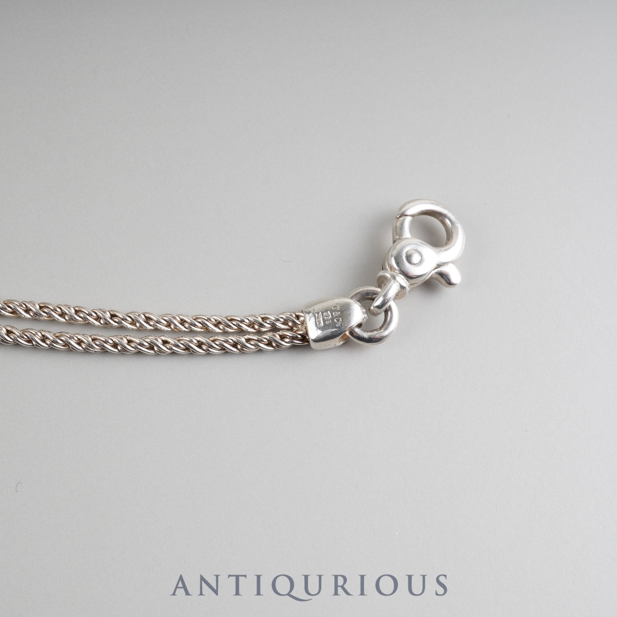 ティファニー ブレスレット ダブルロープ SV925