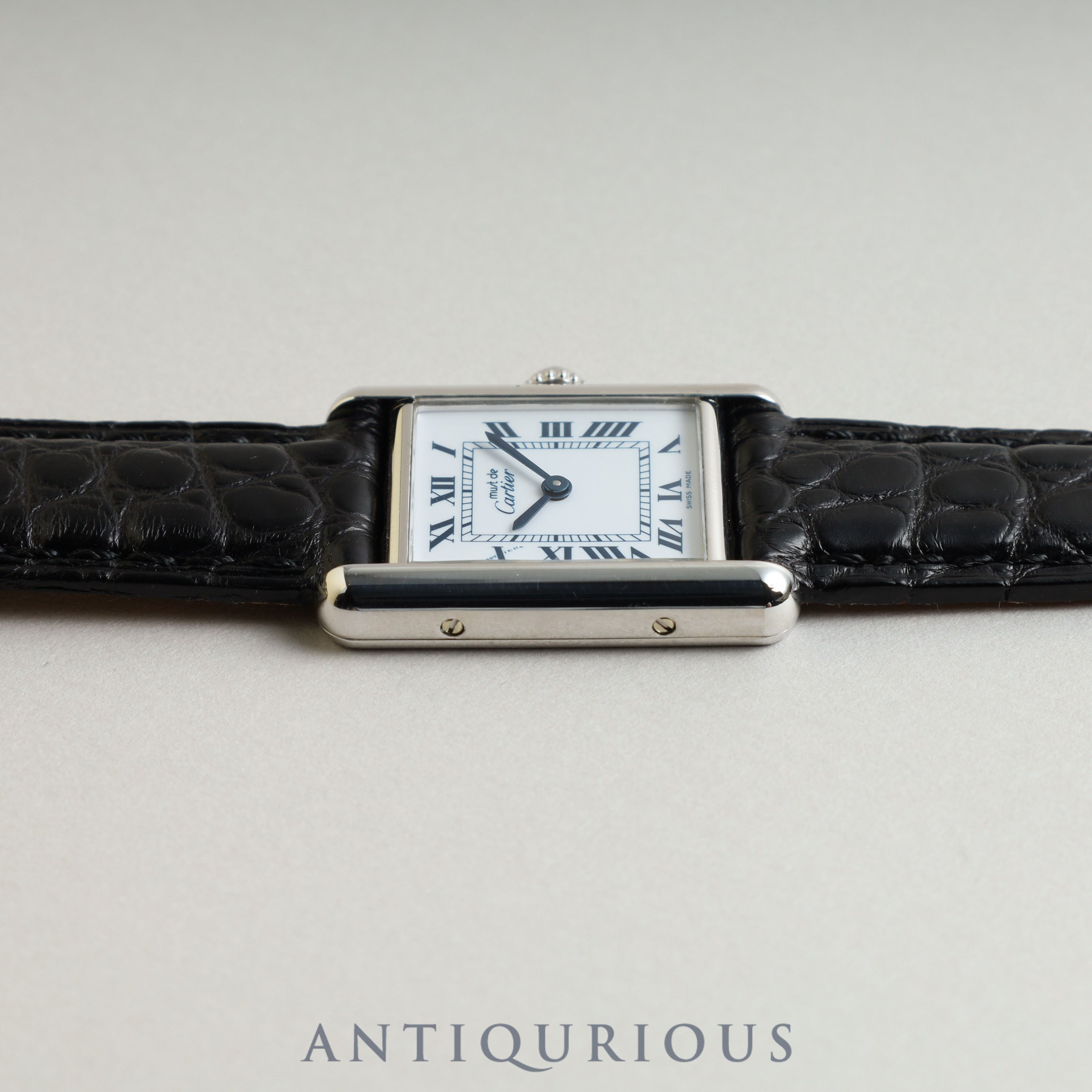 カルティエ マストタンク SM QZ ホワイトローマン文字盤