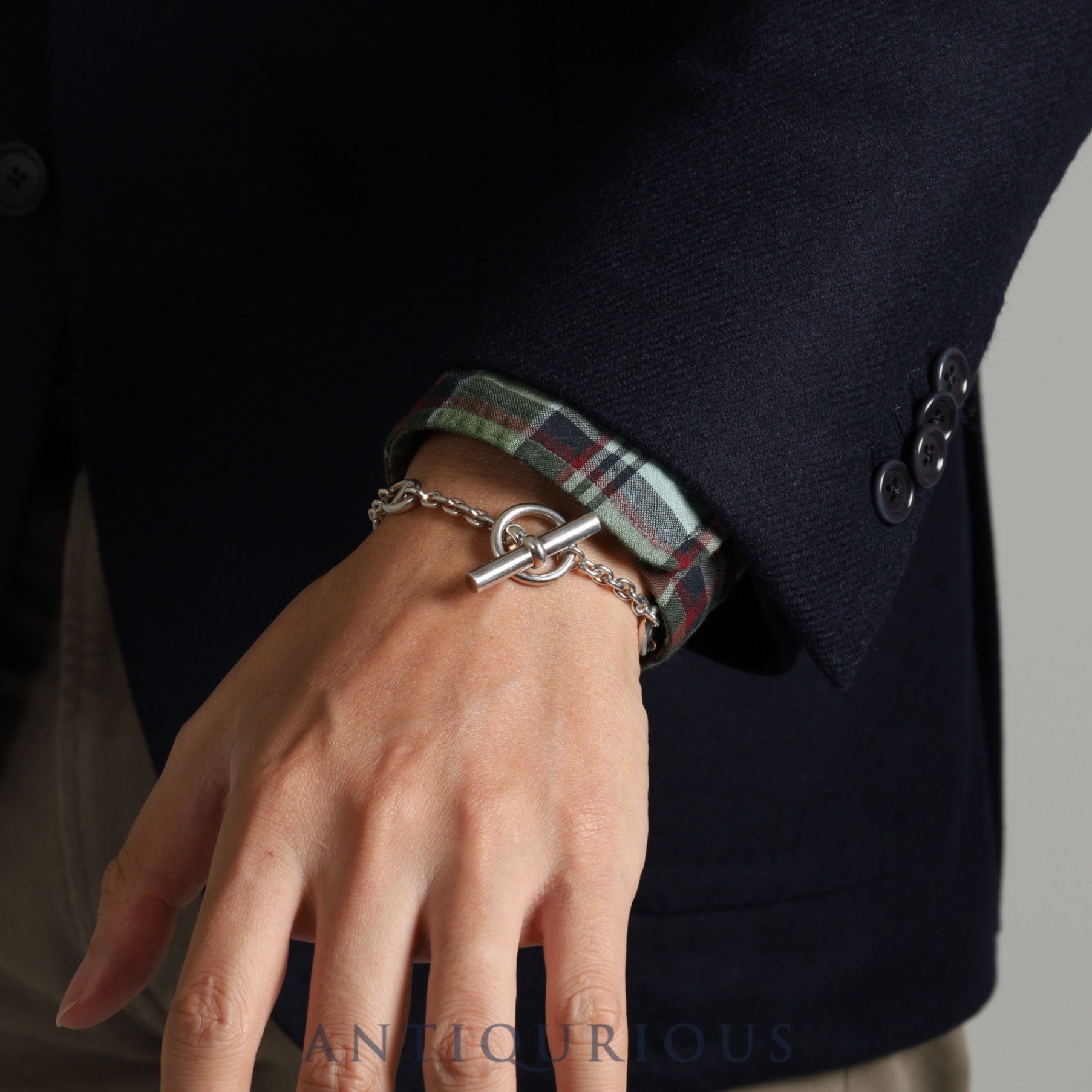 Hermes Bracelet Chaine d'Ancre Farandoule SV925 LG