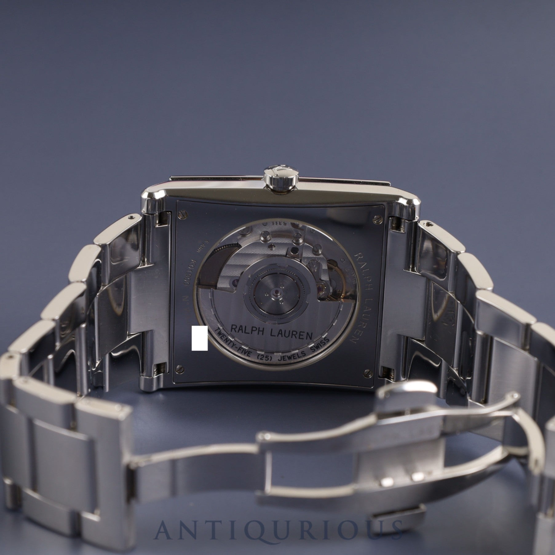 ラルフローレン スリムクラシック 867 RLR0150000 自動巻き SS SS ブラック文字盤 冊子 保証書 (2018年)コマ×2 オーバーホール