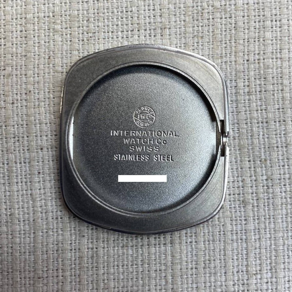 IWC ダヴィンチライン 手巻き SS 純正革ベルト 純正尾錠(SS)ブラック文字盤 オーバーホール済みアイダブリュシー