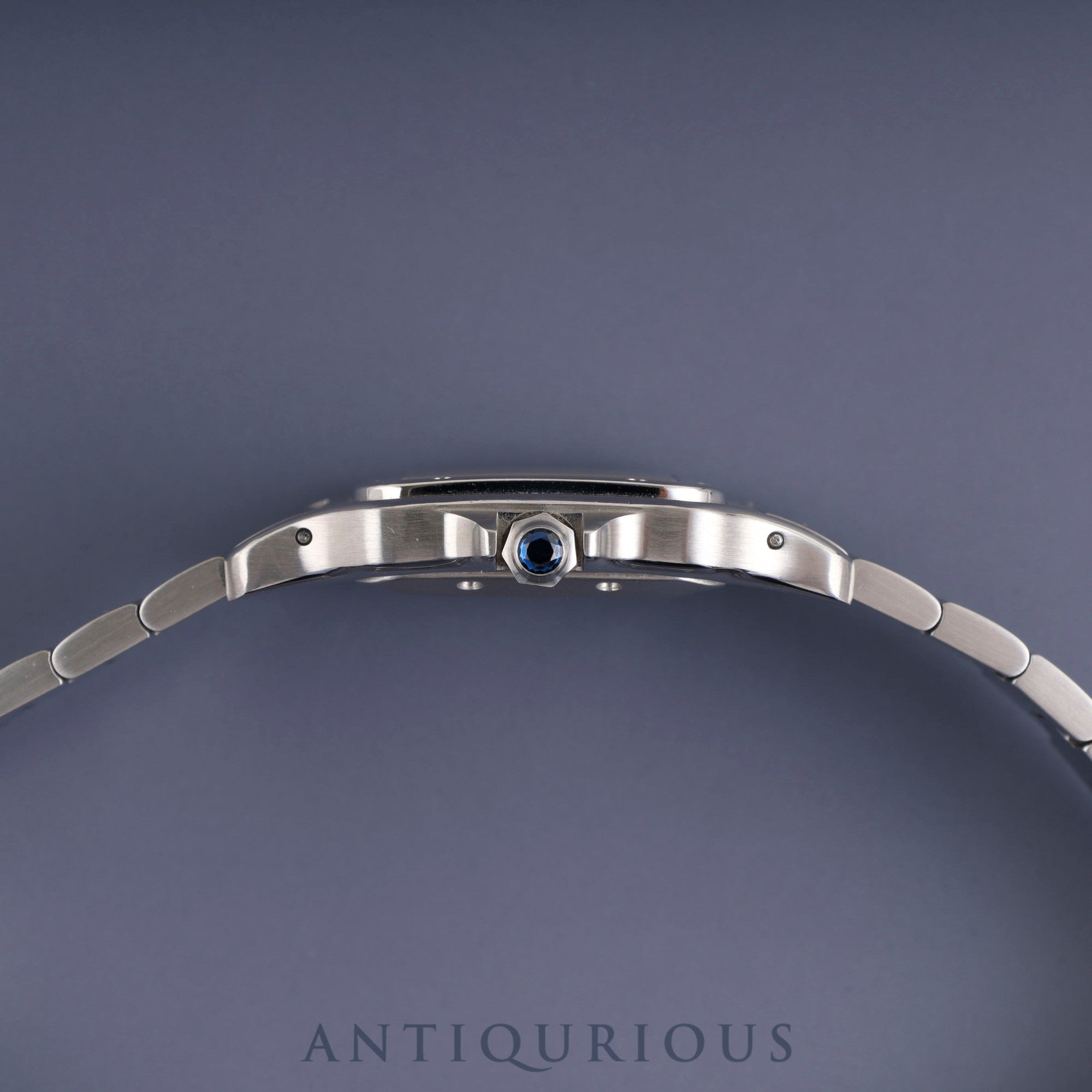 カルティエ サントス ガルベ LM W20055D6 / 2319 自動巻き SS SS シルバーギョーシェ文字盤 カルティエブティックにてコンプリートサービス(フルメンテナンス)済み