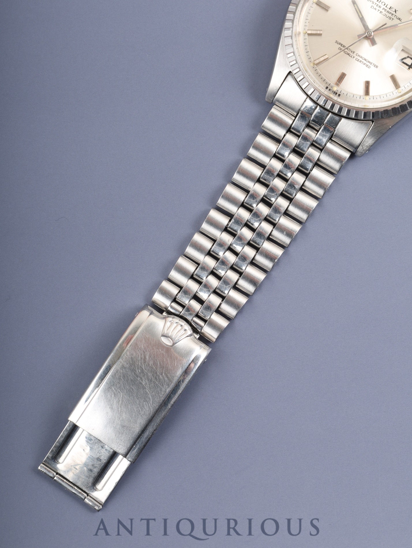 ロレックス デイトジャスト 1603 自動巻き Cal.1570 SS SS シルバー文字盤 24番台(1968年)オーバーホール済み