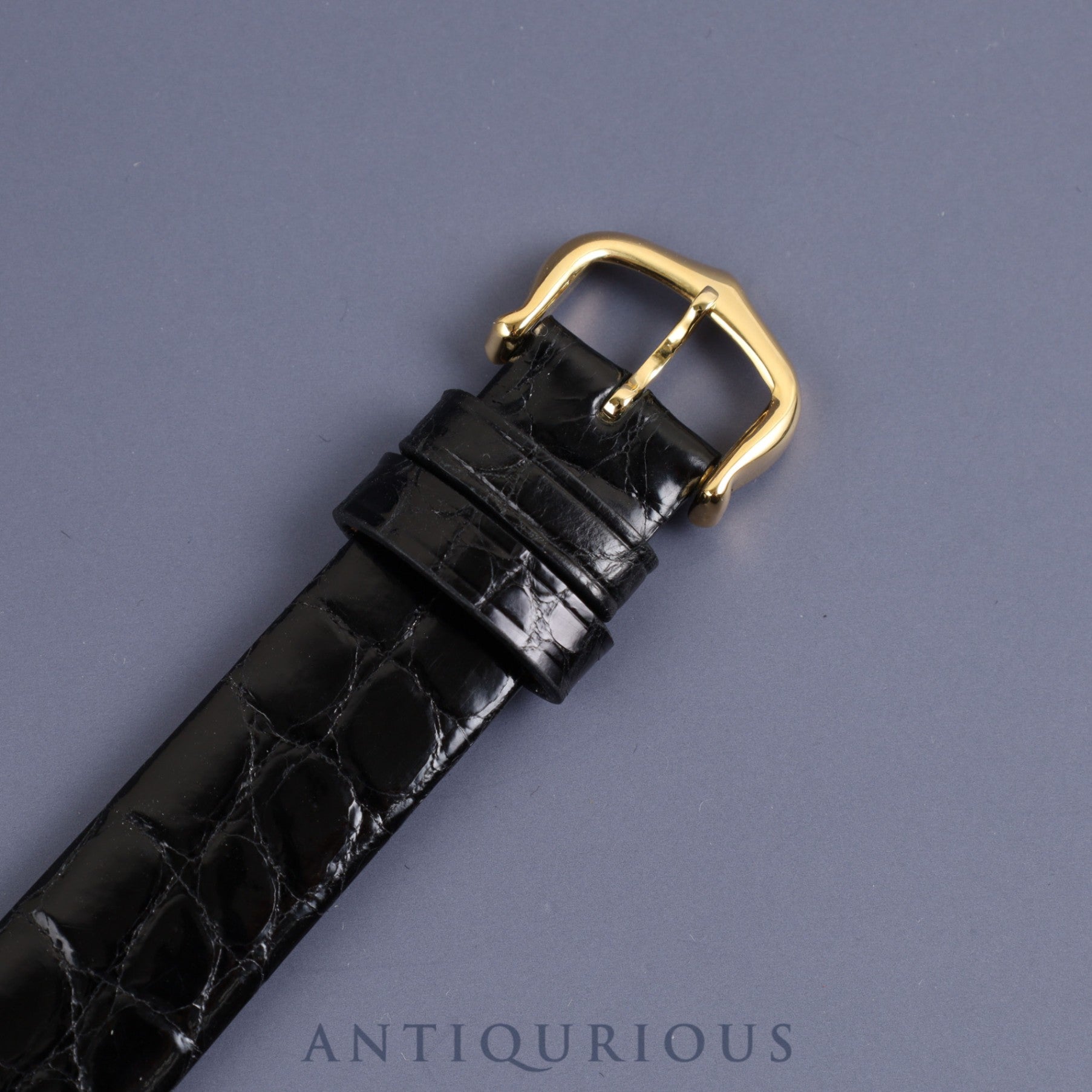 Cartier Must Tank SM Manual winding Cal.78-1 925 Leather Genuine buckle (GP) Black Roman dial Overhauled