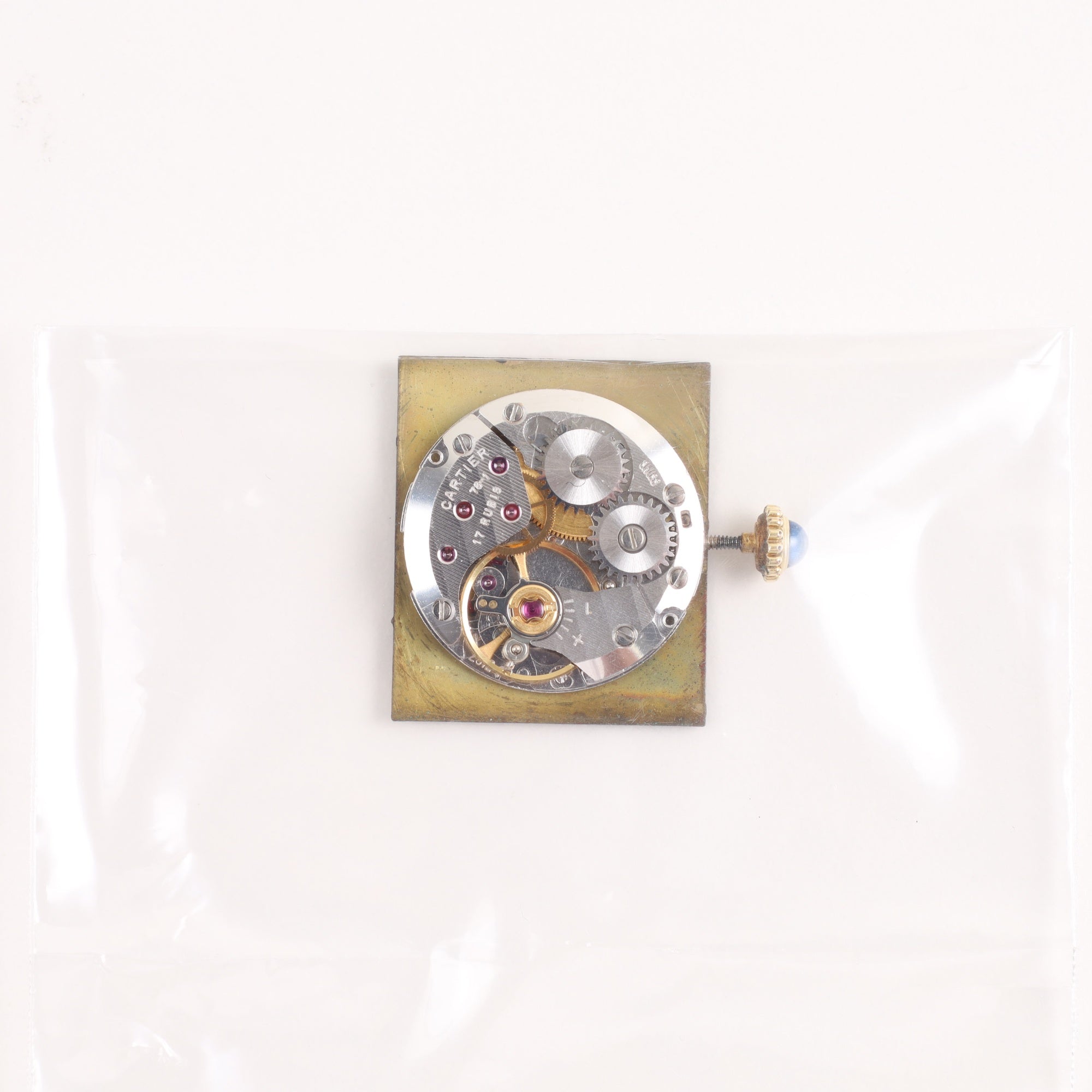 Cartier Must Tank LM Manual winding Cal.78-1 SV925 Leather Genuine buckle (GP) Black Roman dial Overhauled
