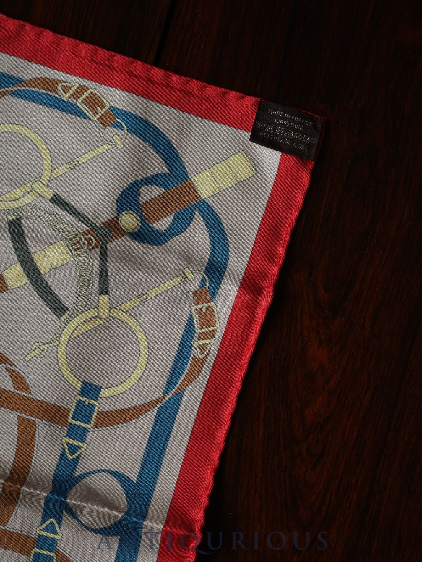 Hermes Scarf Carre 45 Eperon d`Or Golden Spur 100% Silk