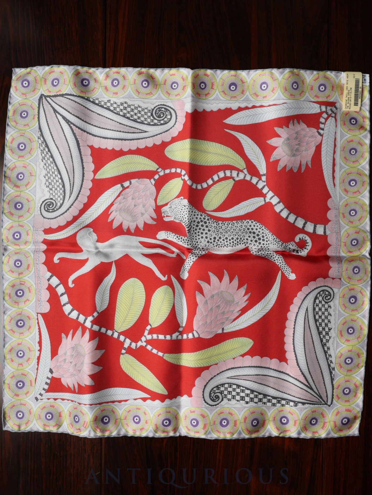 Hermès Scarf Carré 45 The Savana Dance 100% Silk With Box and Tags