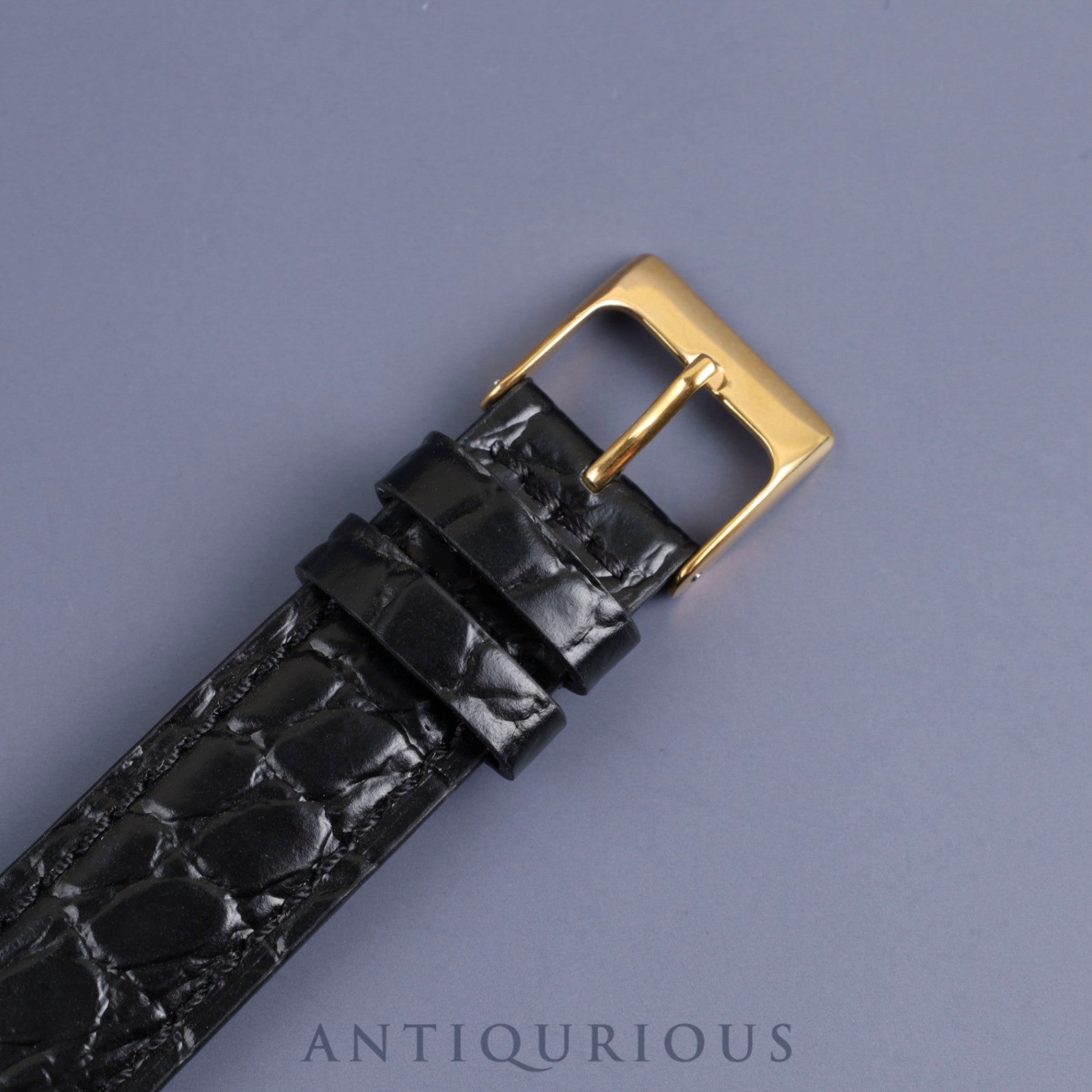 ロンジン タキシードウォッチ 手巻き Cal.528 14KT 革 ブラック文字盤 25.5×25.5mm 1950年代 オーバーホール済み