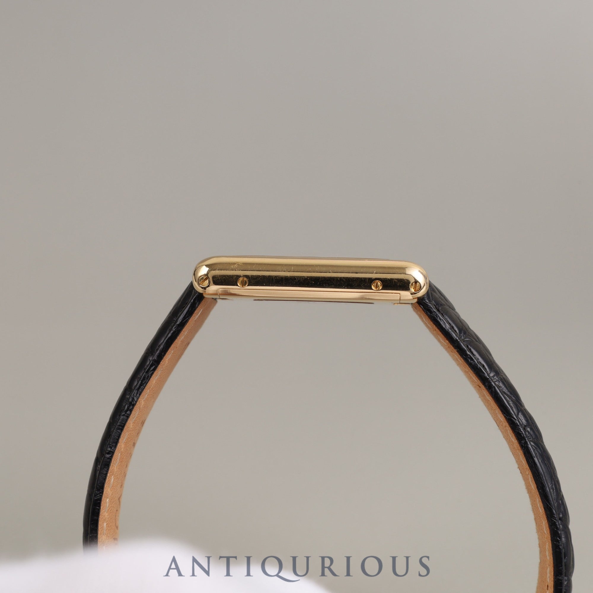 Cartier Tank Louis Cartier LM 81720552 78086 Manual winding Cal.78-1 750 Leather Genuine buckle (750) White PARIS dial Complete Cartier boutique service completed