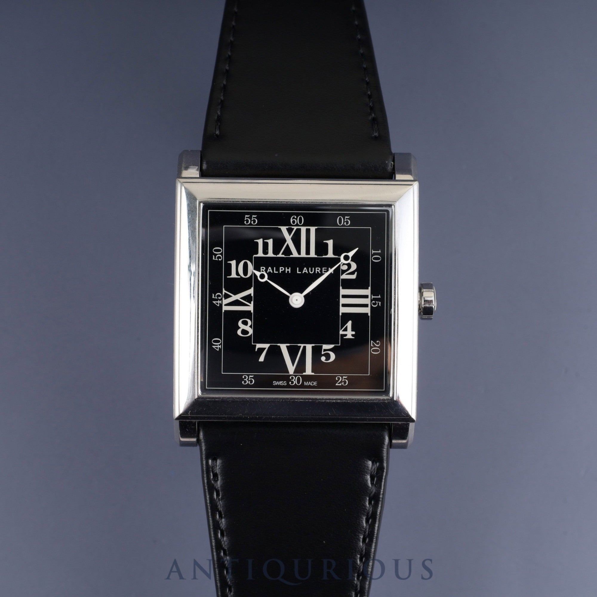 ラルフローレン RL867 35 MM 自動巻き Cal.RL300-1  SS 純正革ベルト 純正尾錠(SS)ブラック文字盤 箱 オーバーホール済み