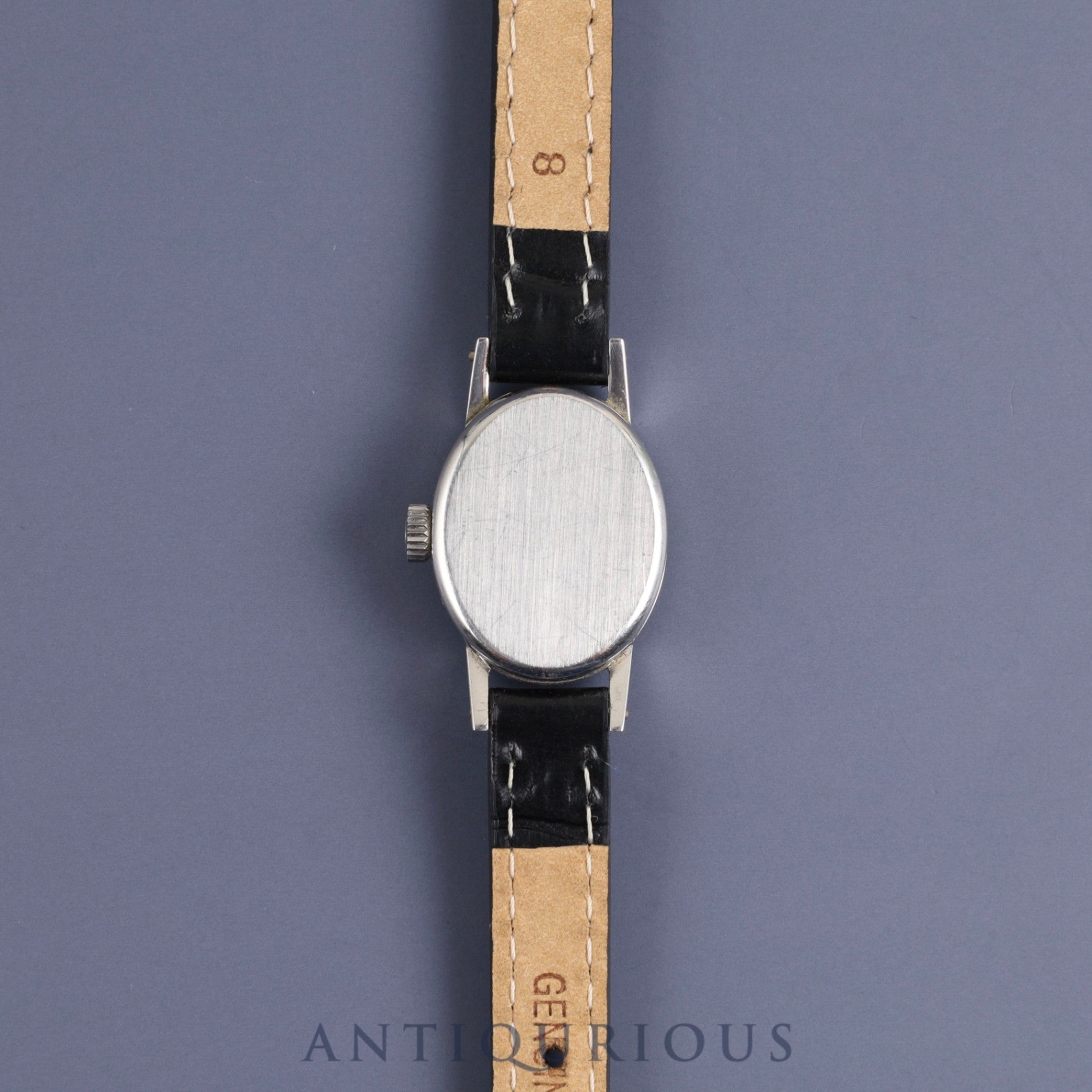 オメガ ジュネーブ 511.0363 手巻き SS 革 社外尾錠(SS)シルバー文字盤 オーバホール済み