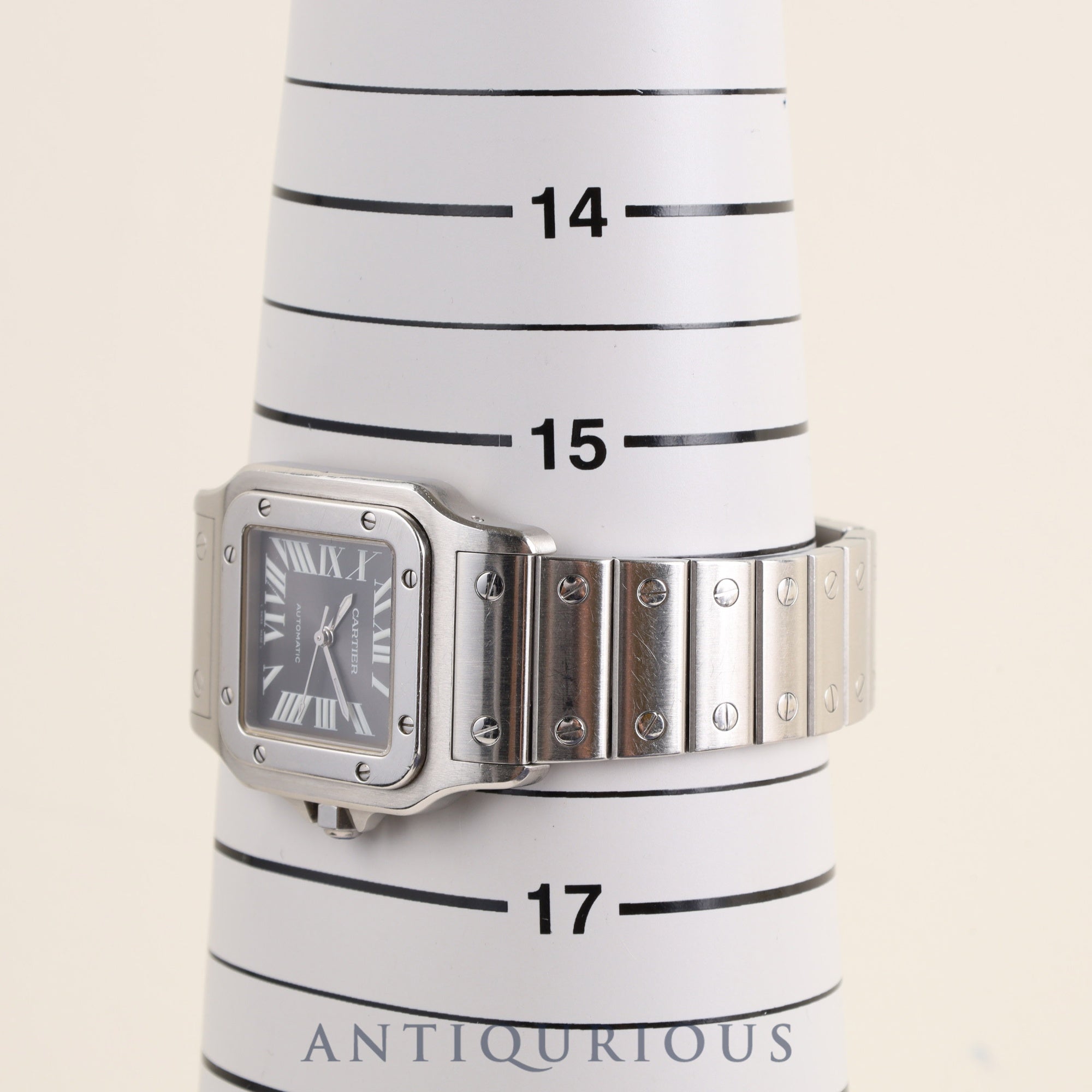Cartier Santos Galbee LM 2319 Automatic Cal.381A SS SS Gray Roman Dial Overhauled