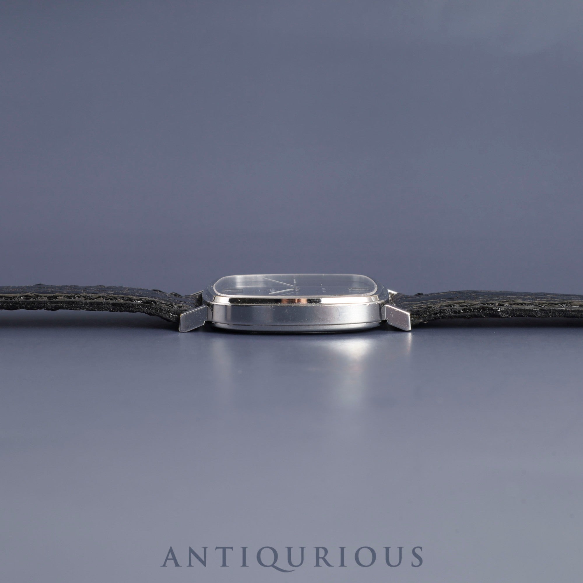 Omega De Ville 111.0118 Manual winding Cal.625 SS Genuine leather strap Genuine buckle (SS) Navy dial Overhauled