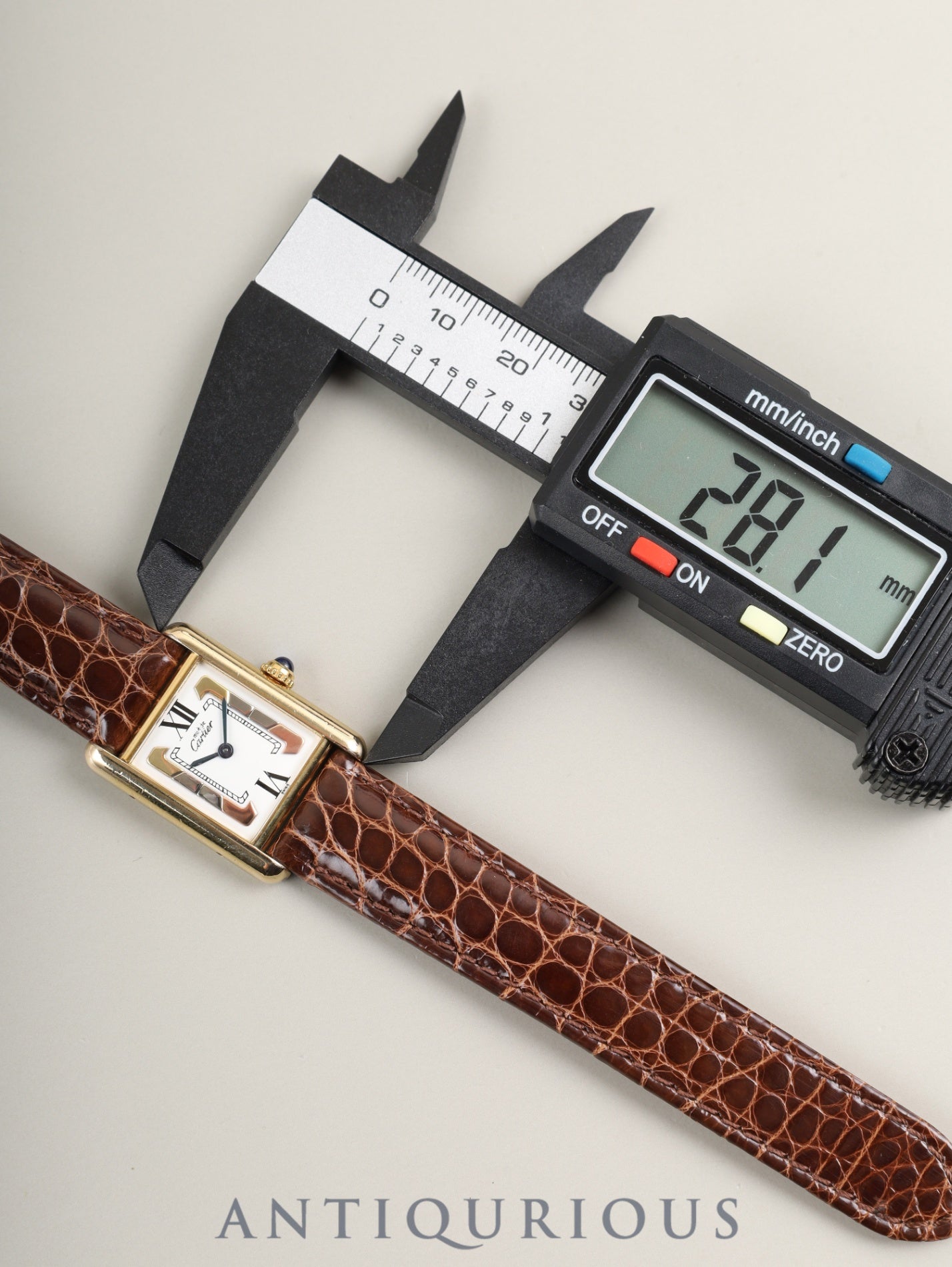 カルティエ マストタンク SM W1006354 / 1613 クォーツ Cal.057 SV925 革 純正Dバックル(GP) サイドトリニティ文字盤(SWISS表記 )1996年頃~1998年頃 オーバーホール済み