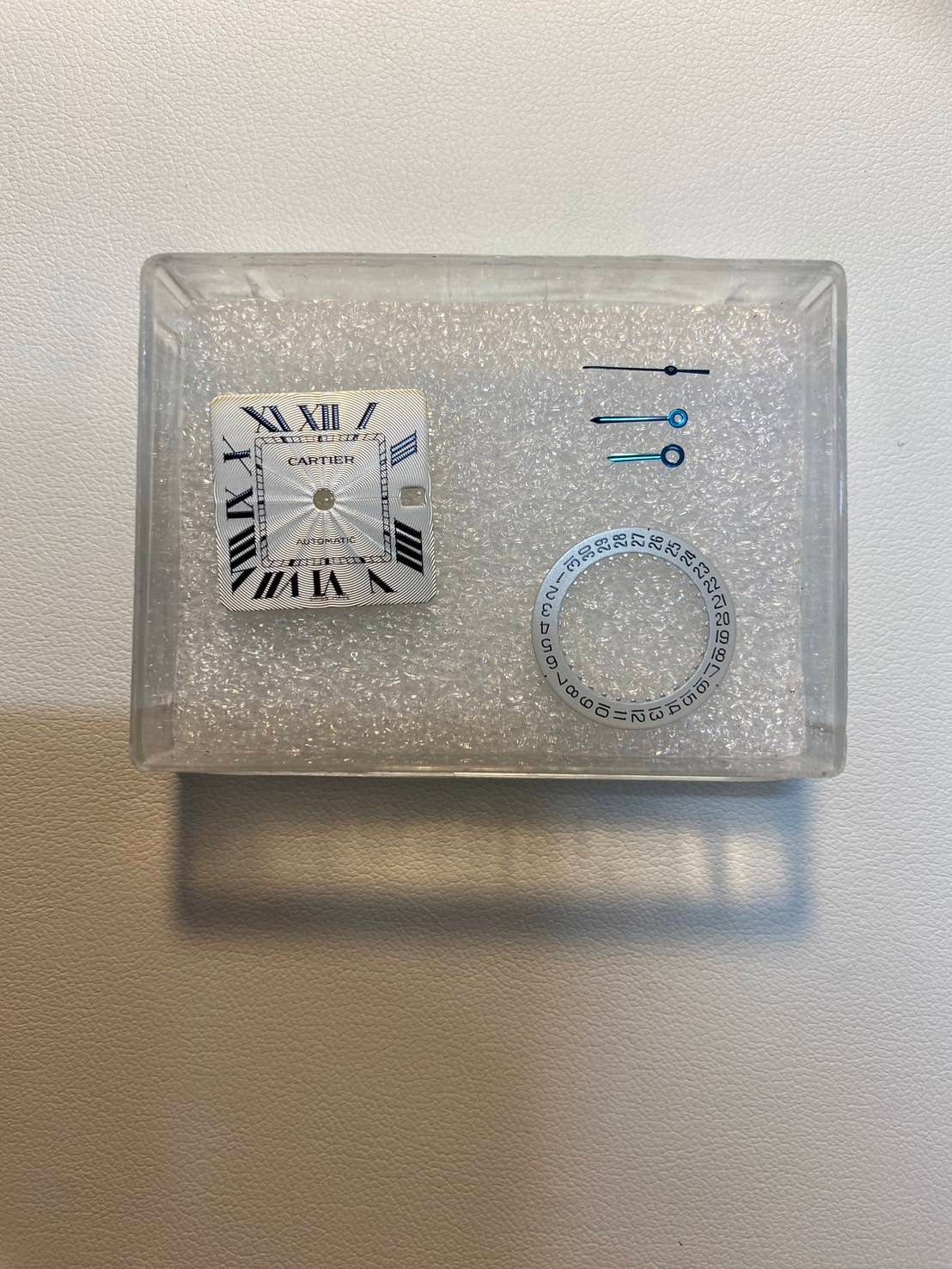 カルティエ サントス ガルベLM W20055D6 / 2319 自動巻き SS SS シルバー文字盤 箱 保証書(2005年) コマ1 オーバーホール済み