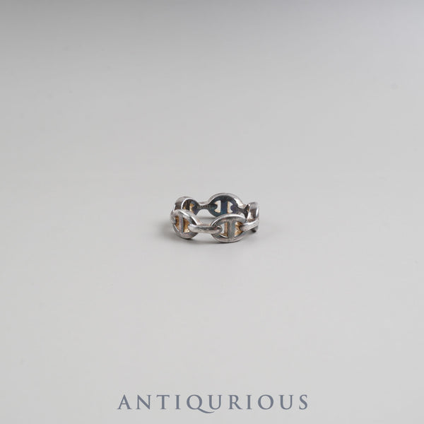Hermes Ring Chaine d'Ancre Anchainé PM SV925 52 Size 11