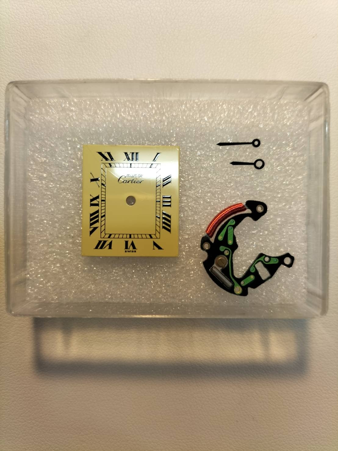 カルティエ マストタンク LM 590005 クォーツ Cal.90 SV925 革 純正尾錠(GP)アイボリーローマン文字盤(SWISS表記)オーバーホール済み