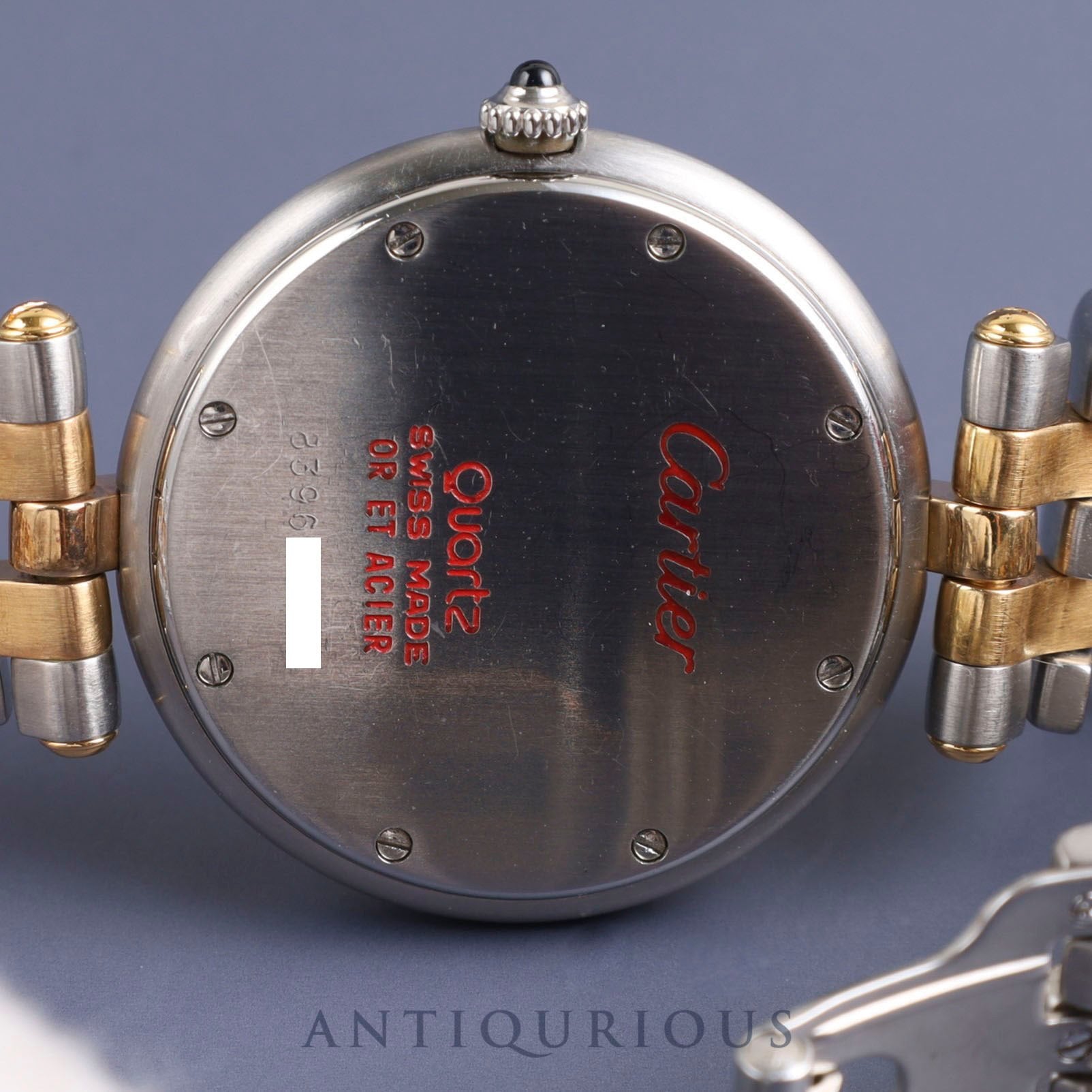 Cartier Panthere Vendome MM 8396 Quartz Cal.83 SS / YG Ivory Roman Dial Box Overhauled