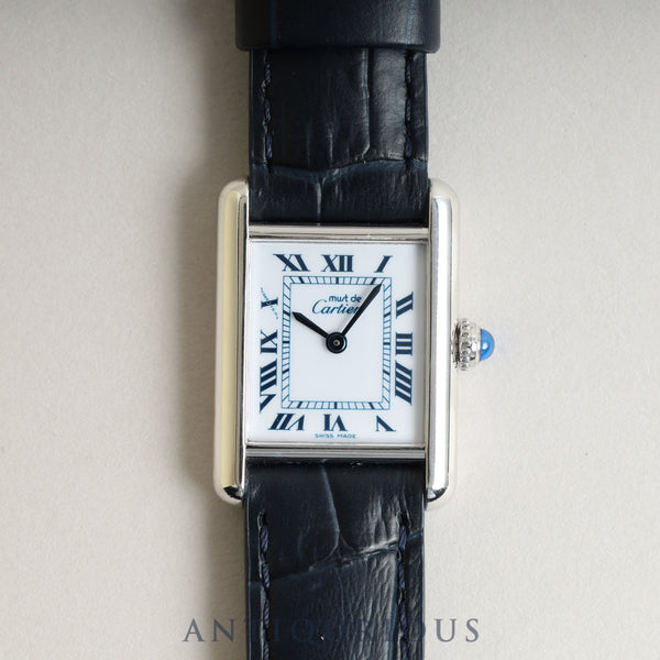 Cartier Must Tank SM QZ White Roman Dial