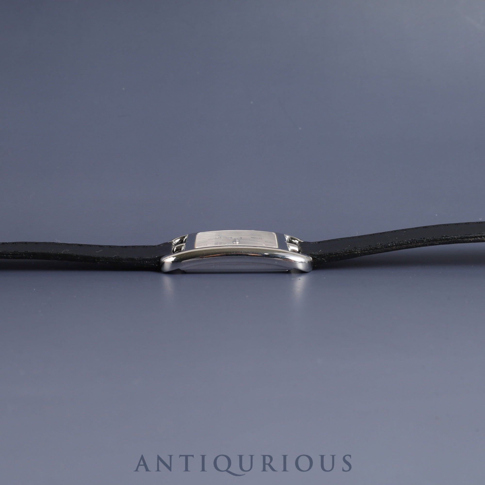 エルメス ケープコッド CC2.710 クォーツ SS 革 純正尾錠(SS) シルバーアラビア文字盤 純正替ベルト(A刻印:2017年) オーバーホール済み