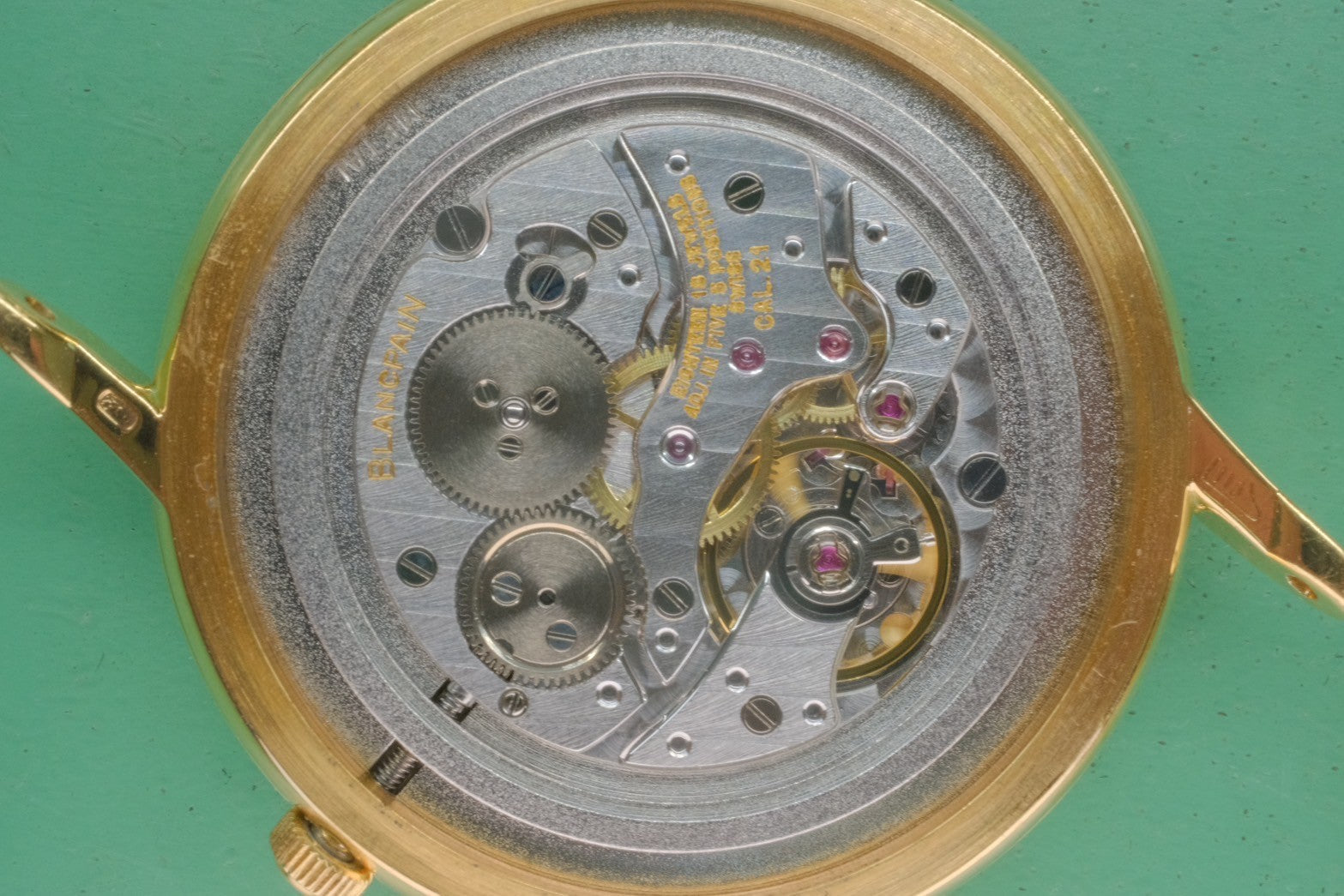 ブランパン ヴィルレ ウルトラスリム 0021-3318-55 手巻き Cal.21 750YG 純正革ベルト 純正尾錠(750YG)ホワイト文字盤