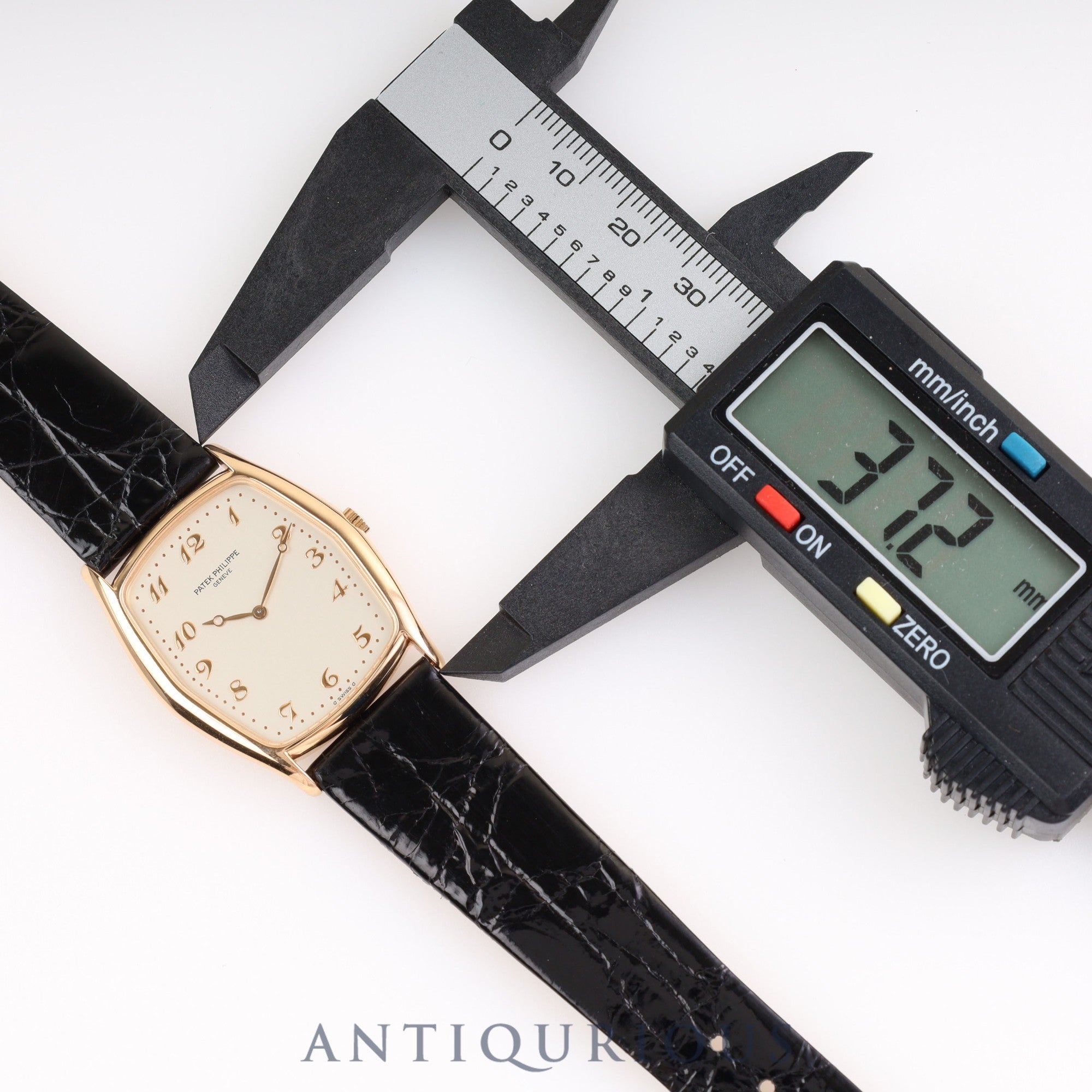 Patek Philippe Gondolo 3842 Manual winding Cal.177 PG Leather Genuine buckle (750) Silver dial Box Case Warranty (2000)