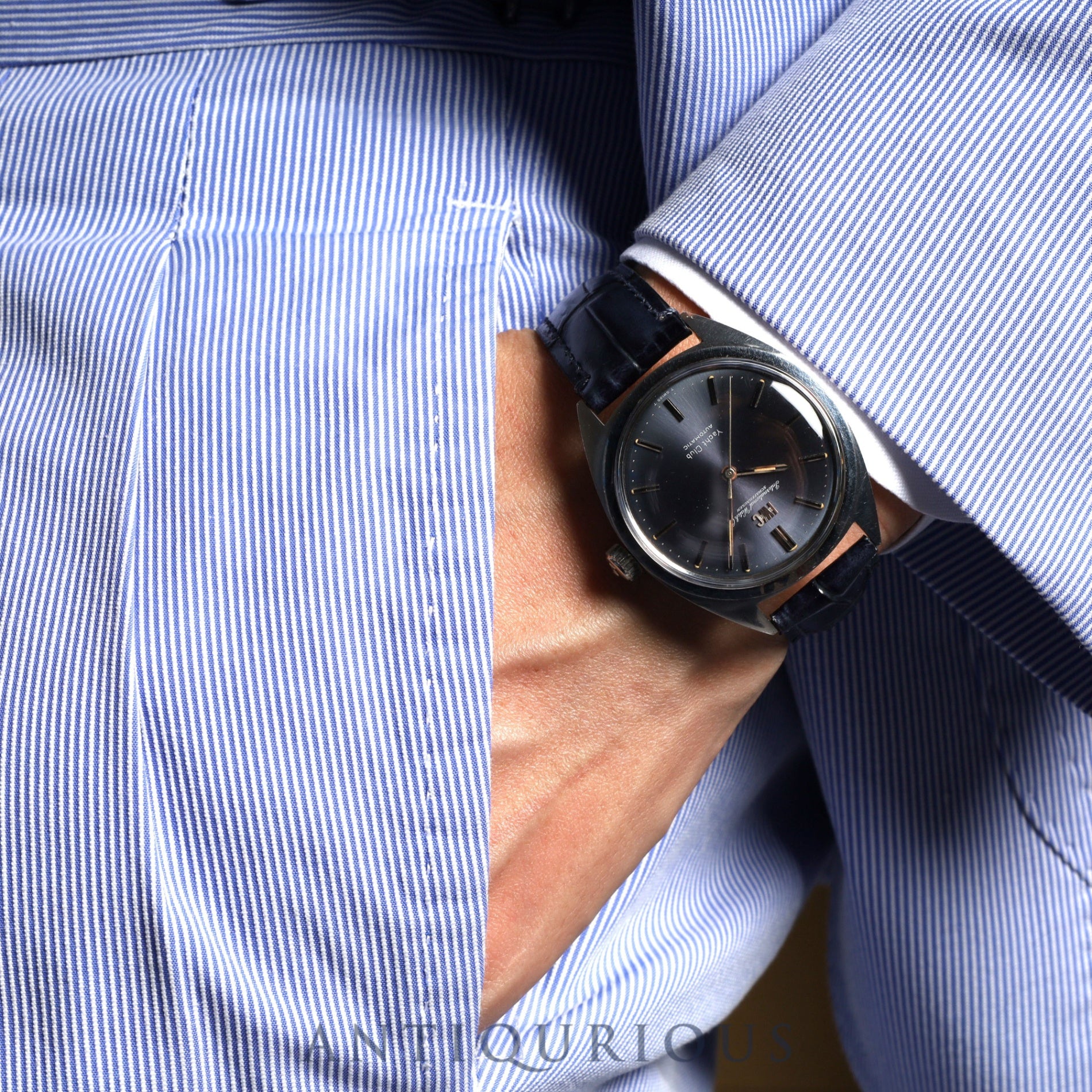 IWC Yacht Club 854B Automatic Cal.854 SS Leather Blue Dial IWC