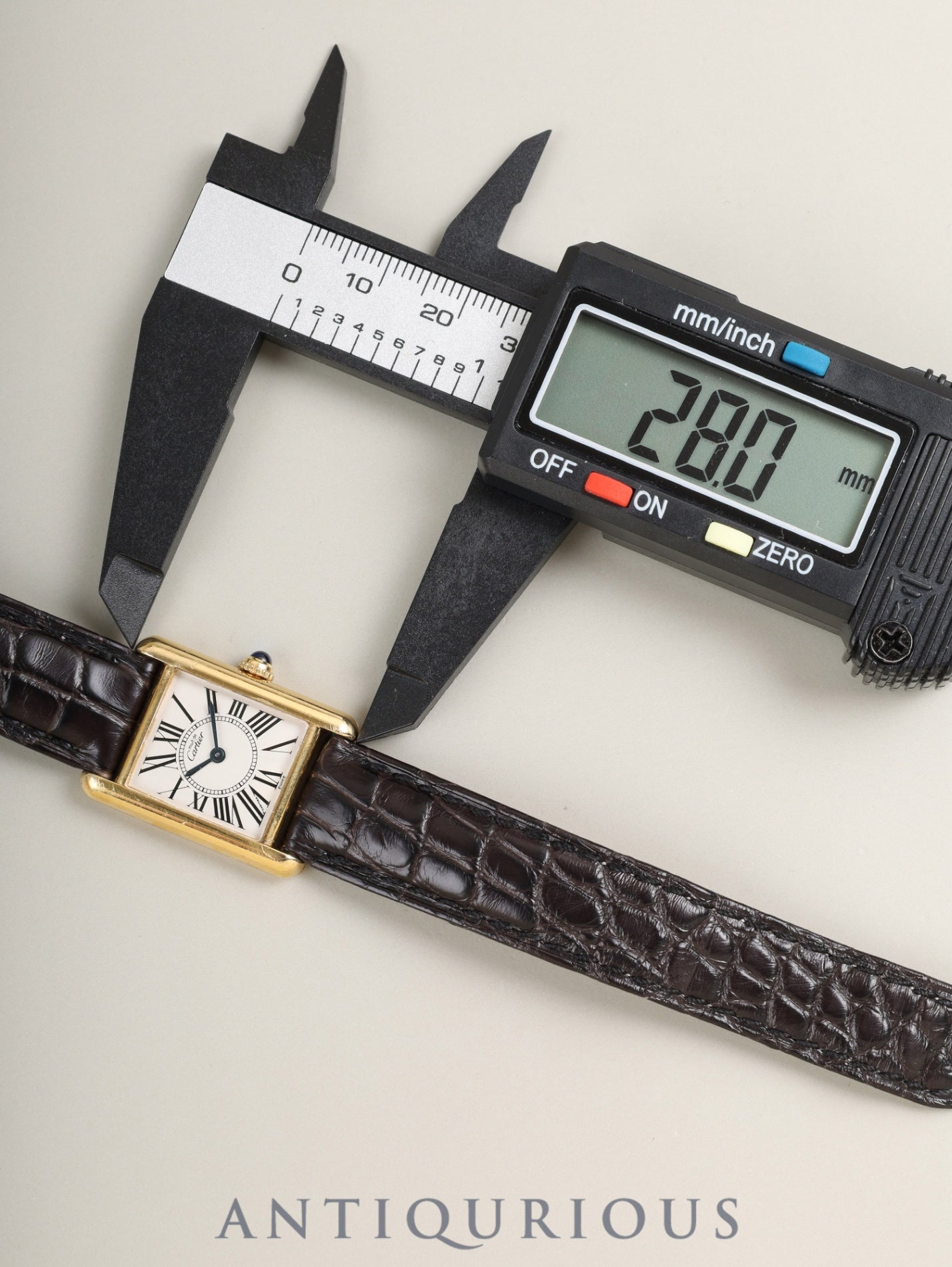 カルティエ マストタンク SM 1613 クォーツ Cal.057 SV925 純正革ベルト 純正Dバックル(GP)オパラン文字盤(SWISS表記)箱 冊子 保証書(1990年) オーバーホール済み