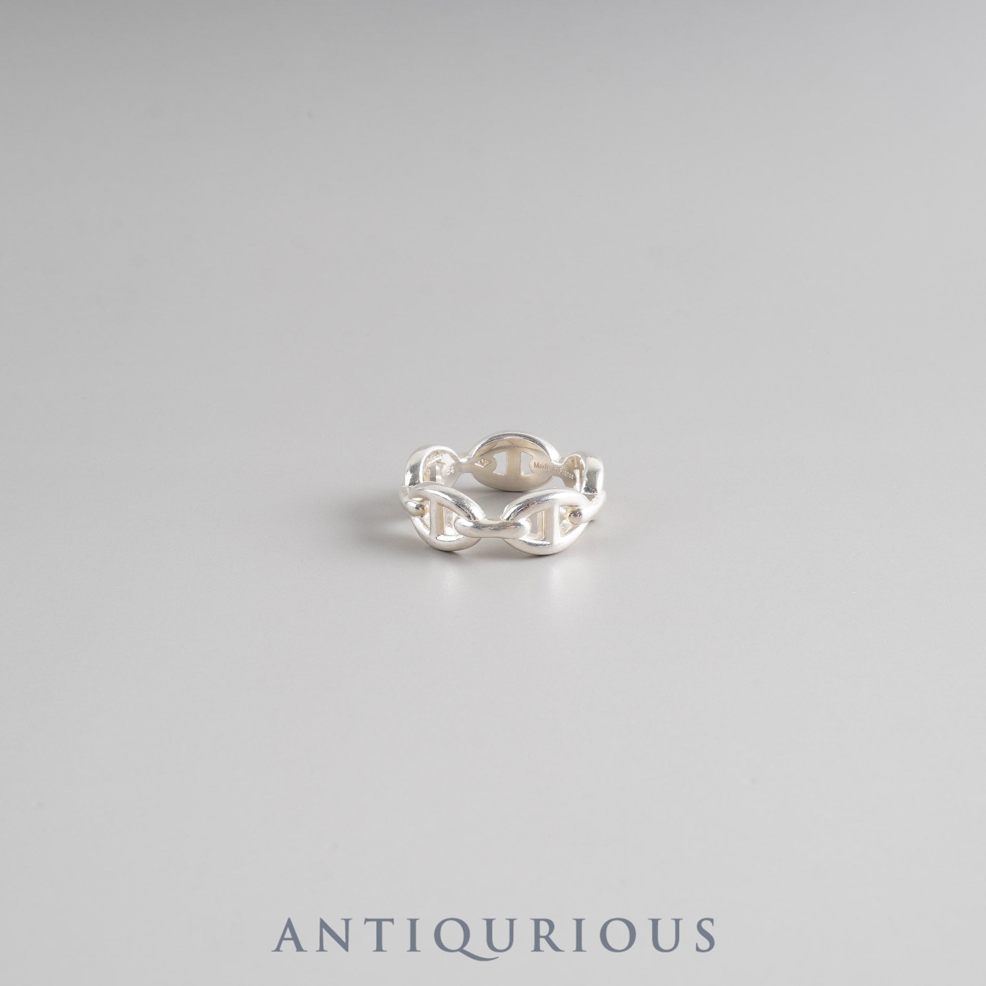 Hermes Ring Chaine d'Ancre Anchaine PM SV925 #54