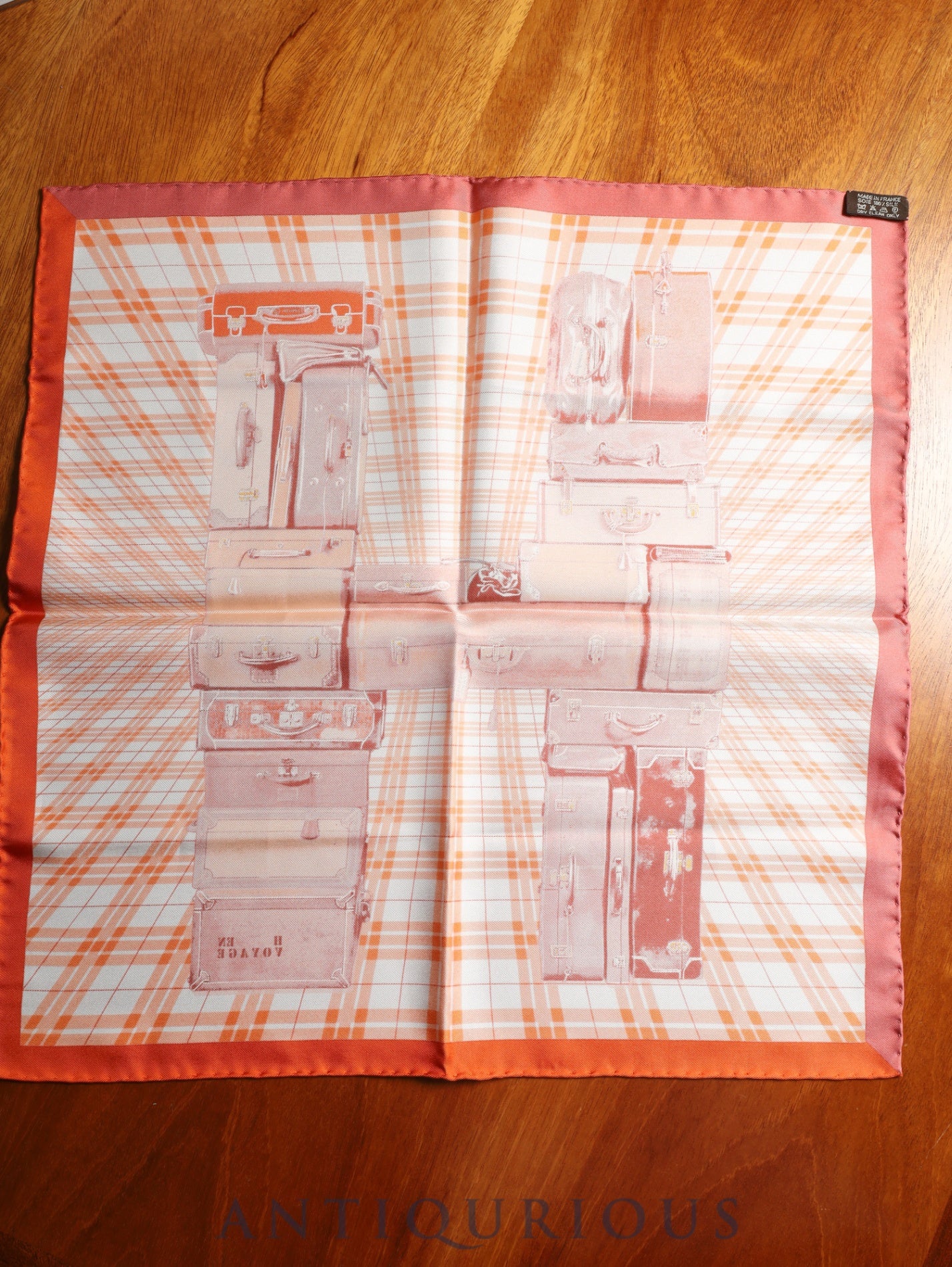 Hermès Scarf Carre 45 H EN VOYAGE Journey to Hermes 100% Silk