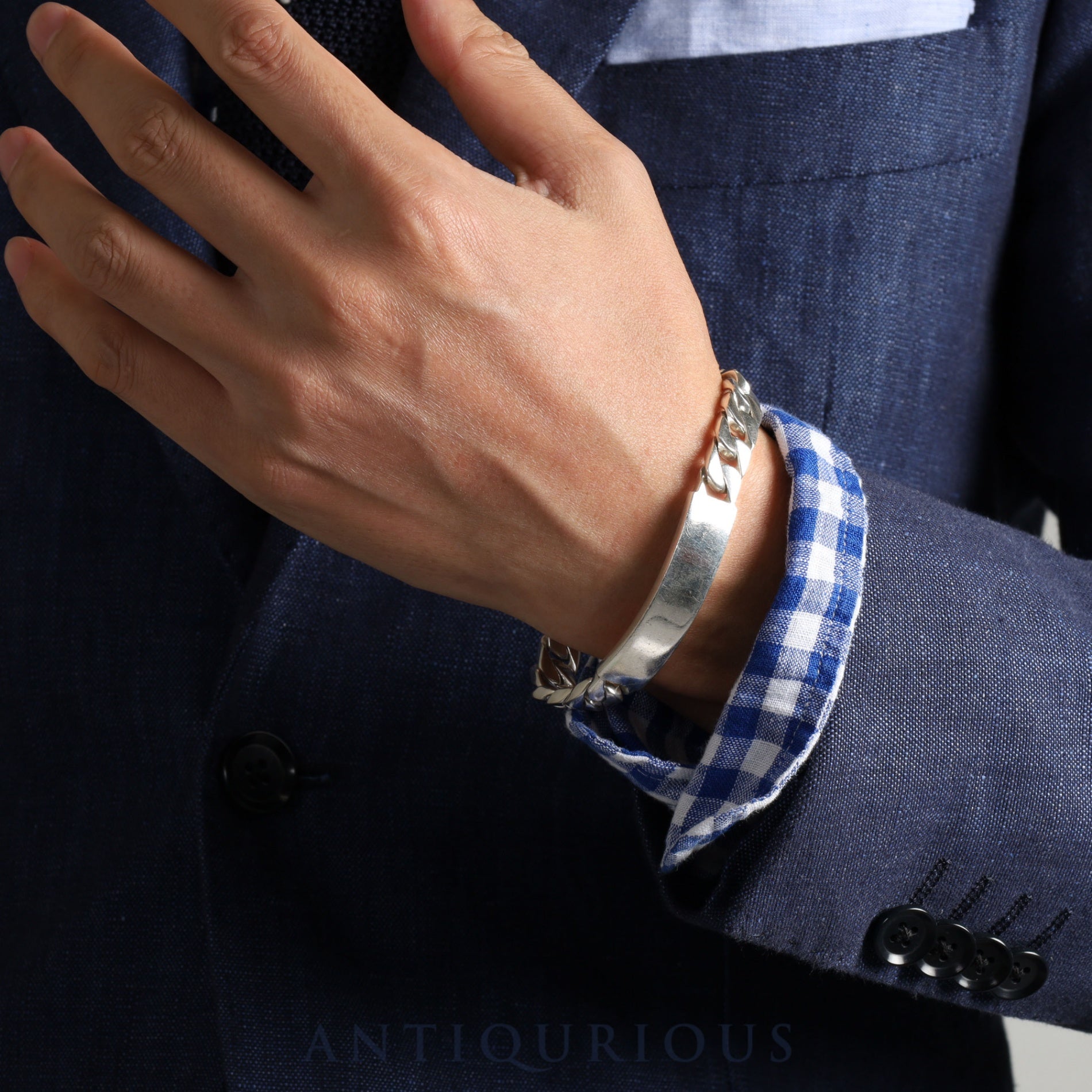 Tiffany bracelet ID chain SV925