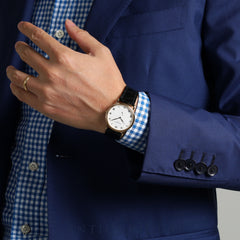 パテック・フィリップ カラトラバ 3919J 手巻き Cal.215 YG 純正革ベルト 純正尾錠(750)シルバー文字盤 紙箱