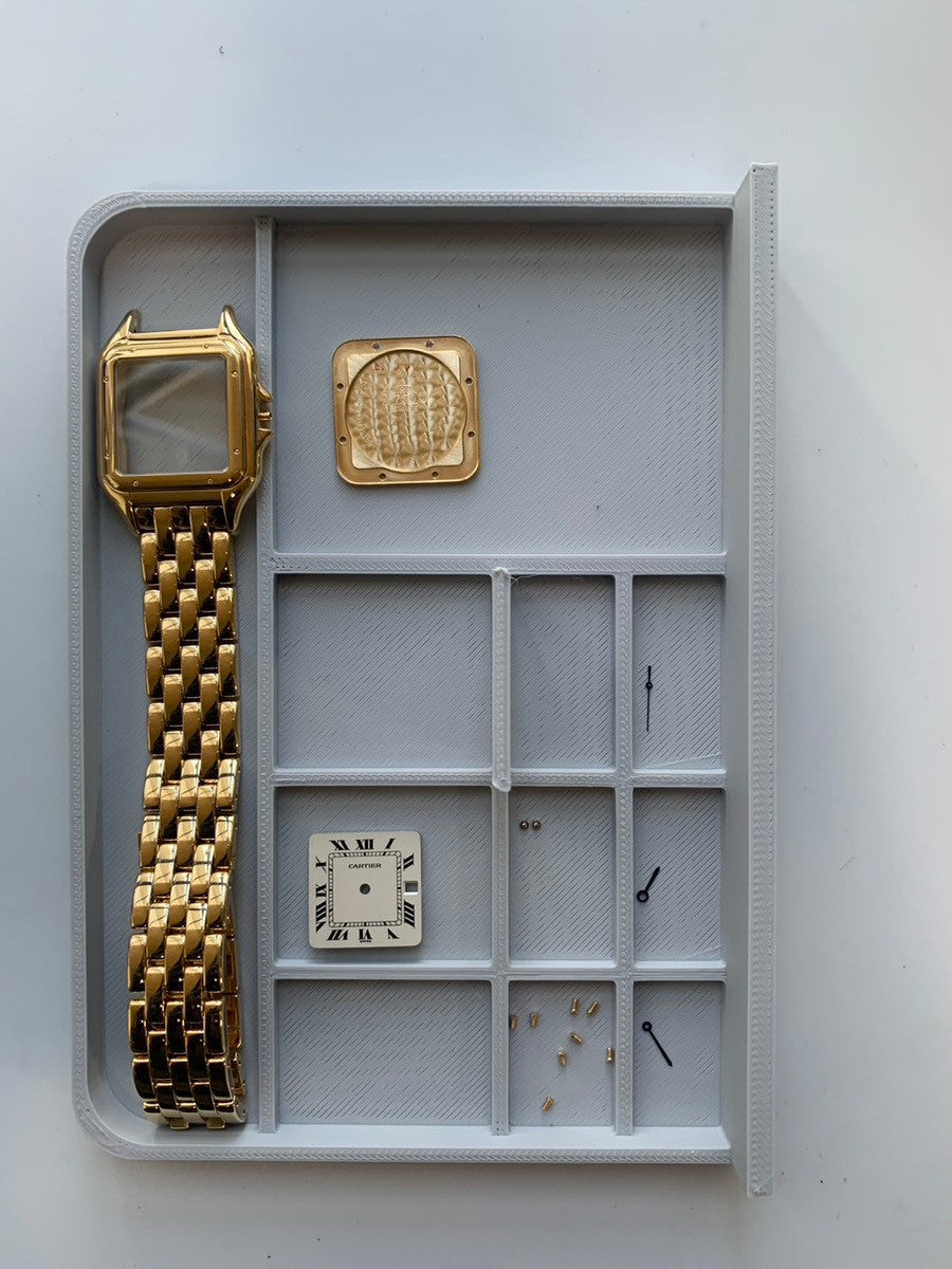 カルティエ パンテール LM W25014B / 887968 クォーツ Cal.687 18K 18K ホワイトローマン文字盤 箱 保証書(1994年)オーバーホール済み