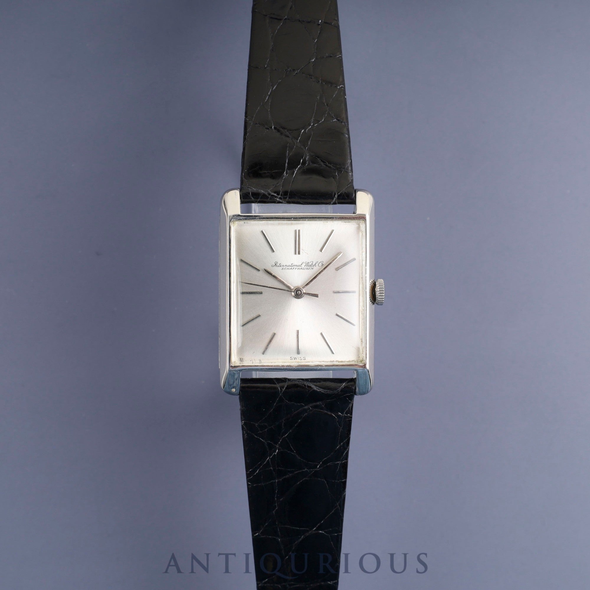 IWC オールドインター 手巻き Cal.C.401 Pm900 革 純正尾錠(SS) シルバー文字盤 オーバーホール済み アイダブリュシー