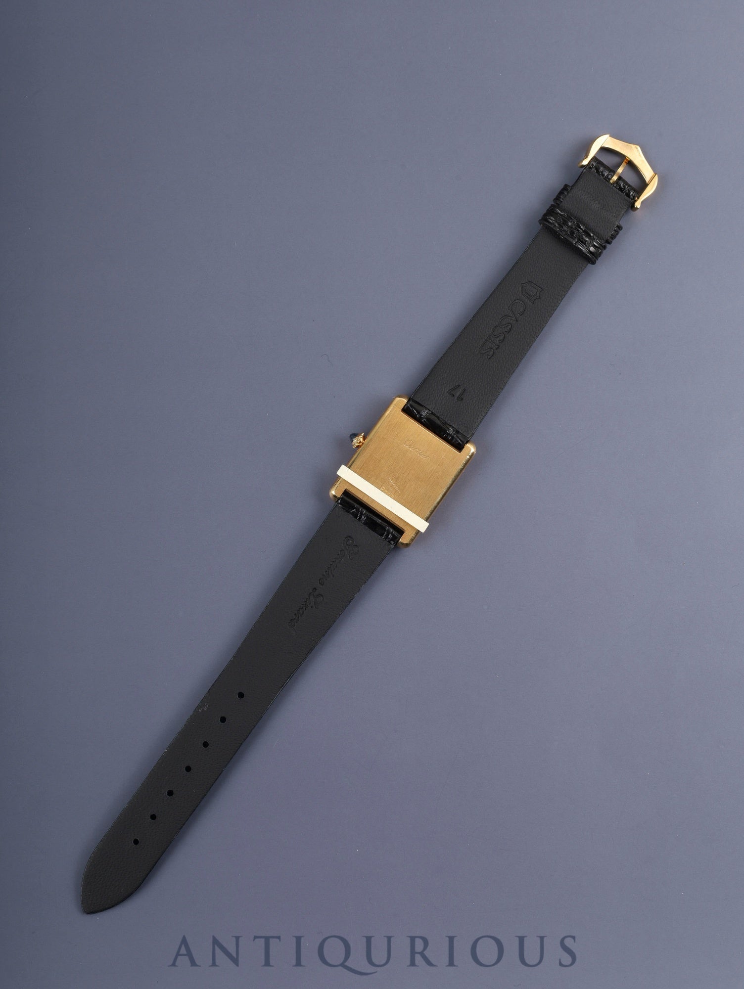 カルティエ タンクルイカルティエ LM 7808 手巻き Cal.ETA2512-1 / 78-1 750YG 純正尾錠(GP)ホワイトローマンPARIS文字盤 保証書 オーバーホール済み