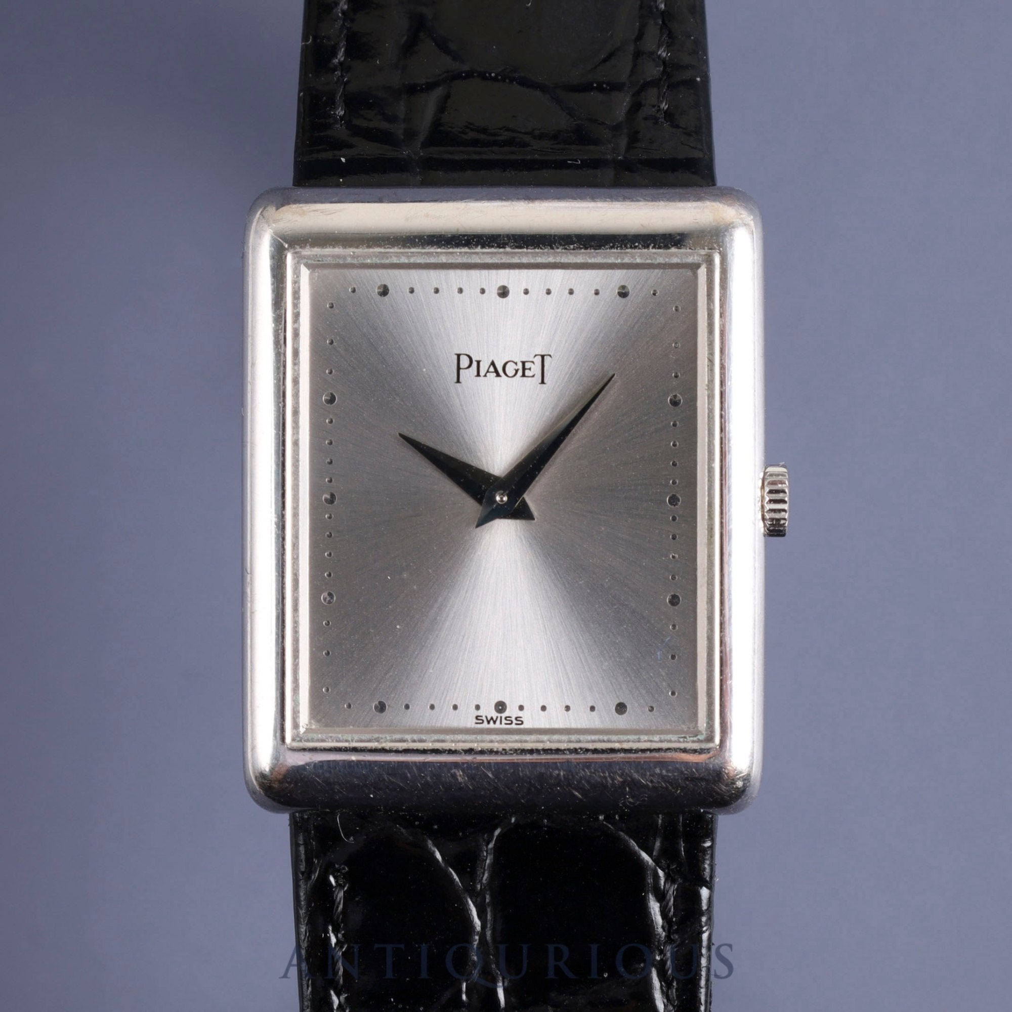 ピアジェ プロトコール 9150 手巻き Cal.9P2 750WG 革 純正尾錠(750WG) シルバー文字盤 純正替えベルト オーバーホール済み