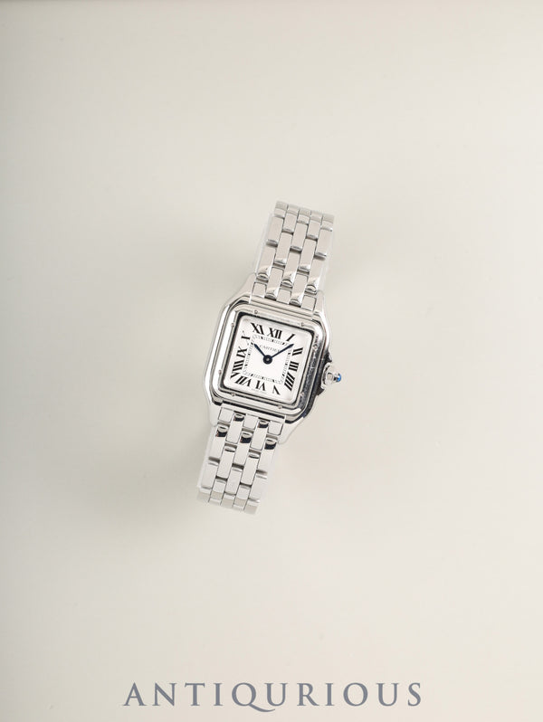 カルティエ パンテール SM WSPN0006 / 4177 クォーツ Cal.057 SS SS ホワイトローマン文字盤 オーバーホール済み