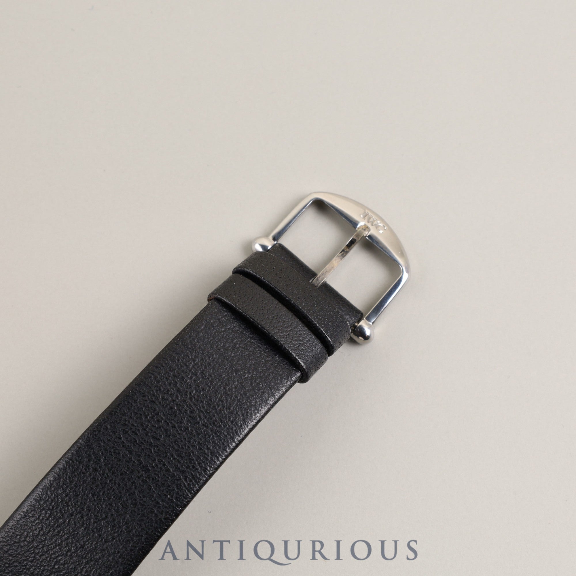 IWC ダヴィンチライン 手巻き SS 純正革ベルト 純正尾錠(SS)ブラック文字盤 オーバーホール済みアイダブリュシー