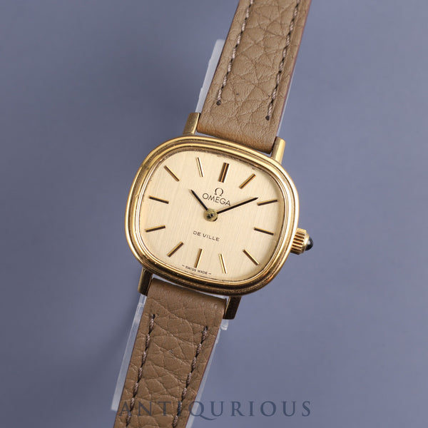 オメガ デ・ヴィル MD5110505 手巻き Cal.625 GP 革 純正尾錠(GP)シャンパン文字盤 オーバーホール済み