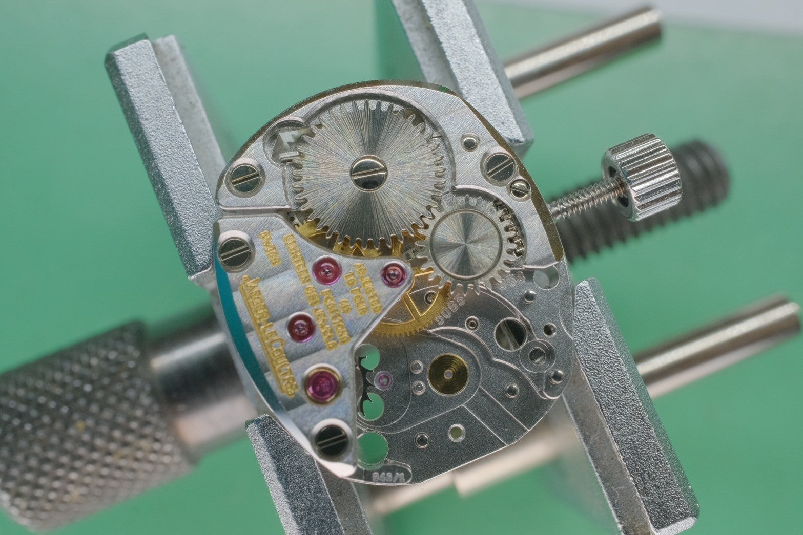 ジャガー・ルクルト レベルソ レディ 260.8.86 Cal.846/1 手巻き SS 革 純正バックル(SS) シルバー文字盤 純正革替えベルト オーバーホール済み ※ケース裏彫りあり