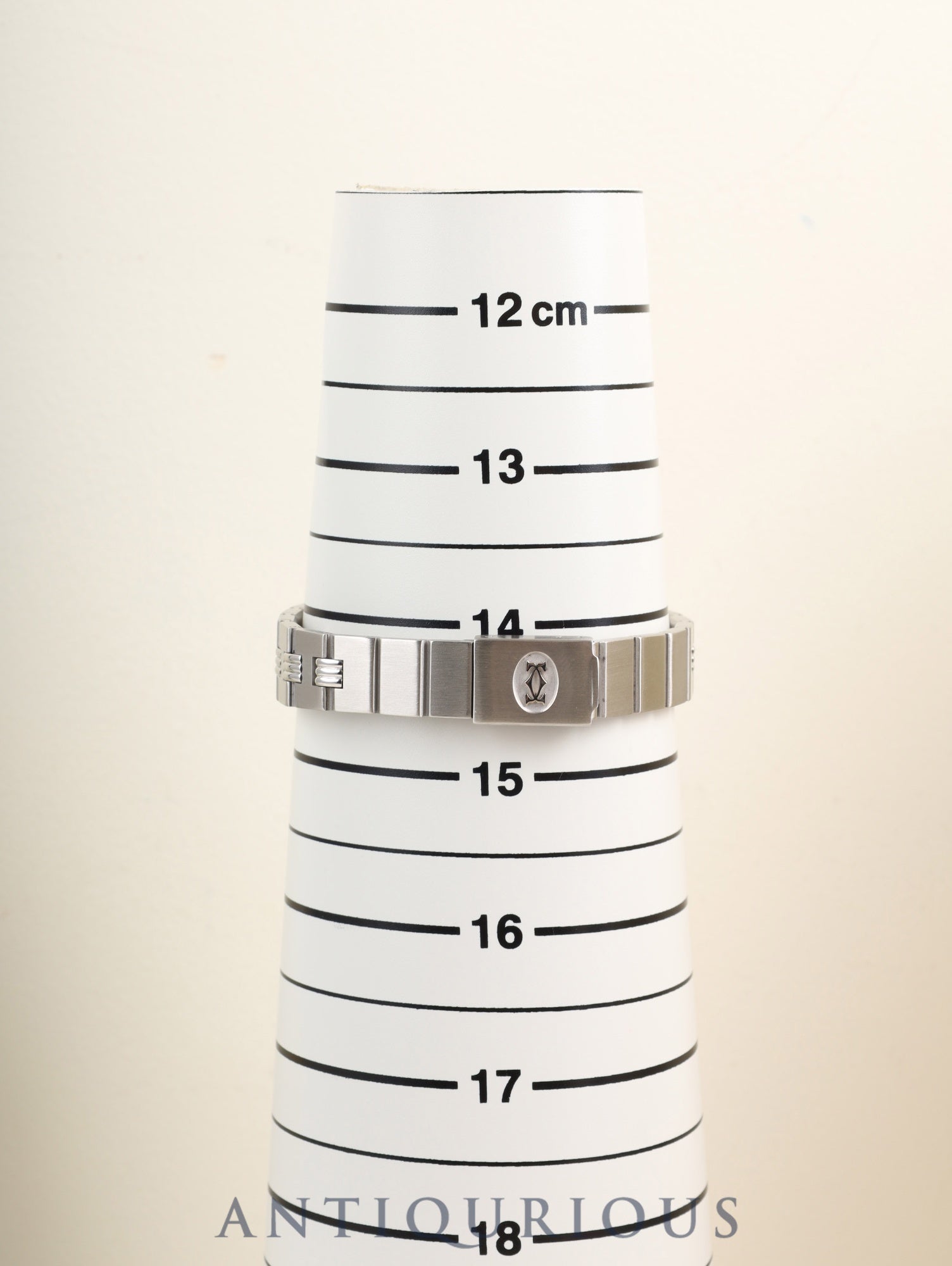 カルティエ サントス オクタゴン SM 0906 自動巻き Cal.ETA2670 SS SS ホワイトローマン文字盤 オーバーホール済み