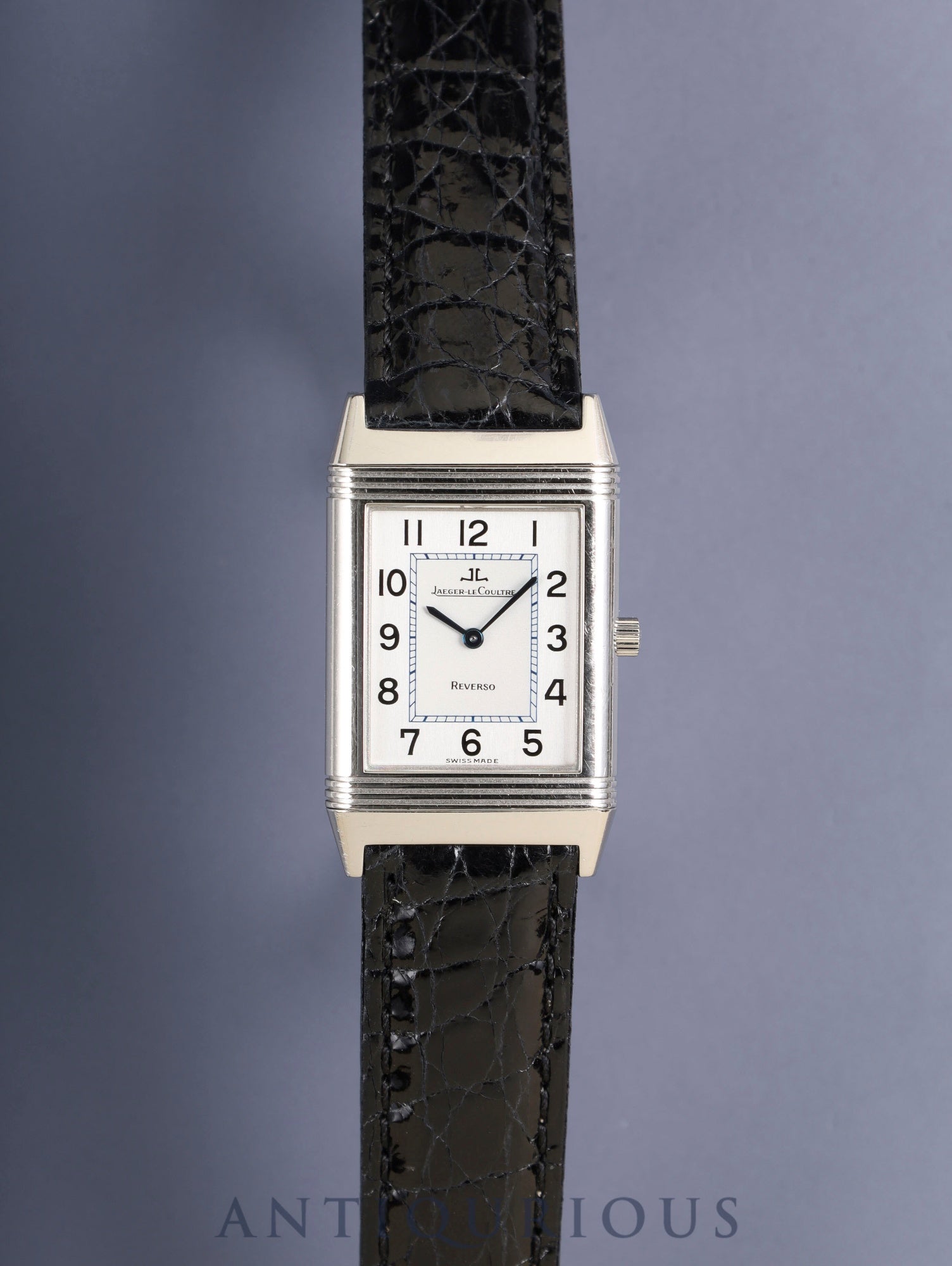 ジャガー・ルクルト レベルソ クラシック 250.8.86 / Q2508420 手巻き Cal.846-1 SS 革 純正尾錠(SS) シルバーアラビア文字盤 オーバーホール済み