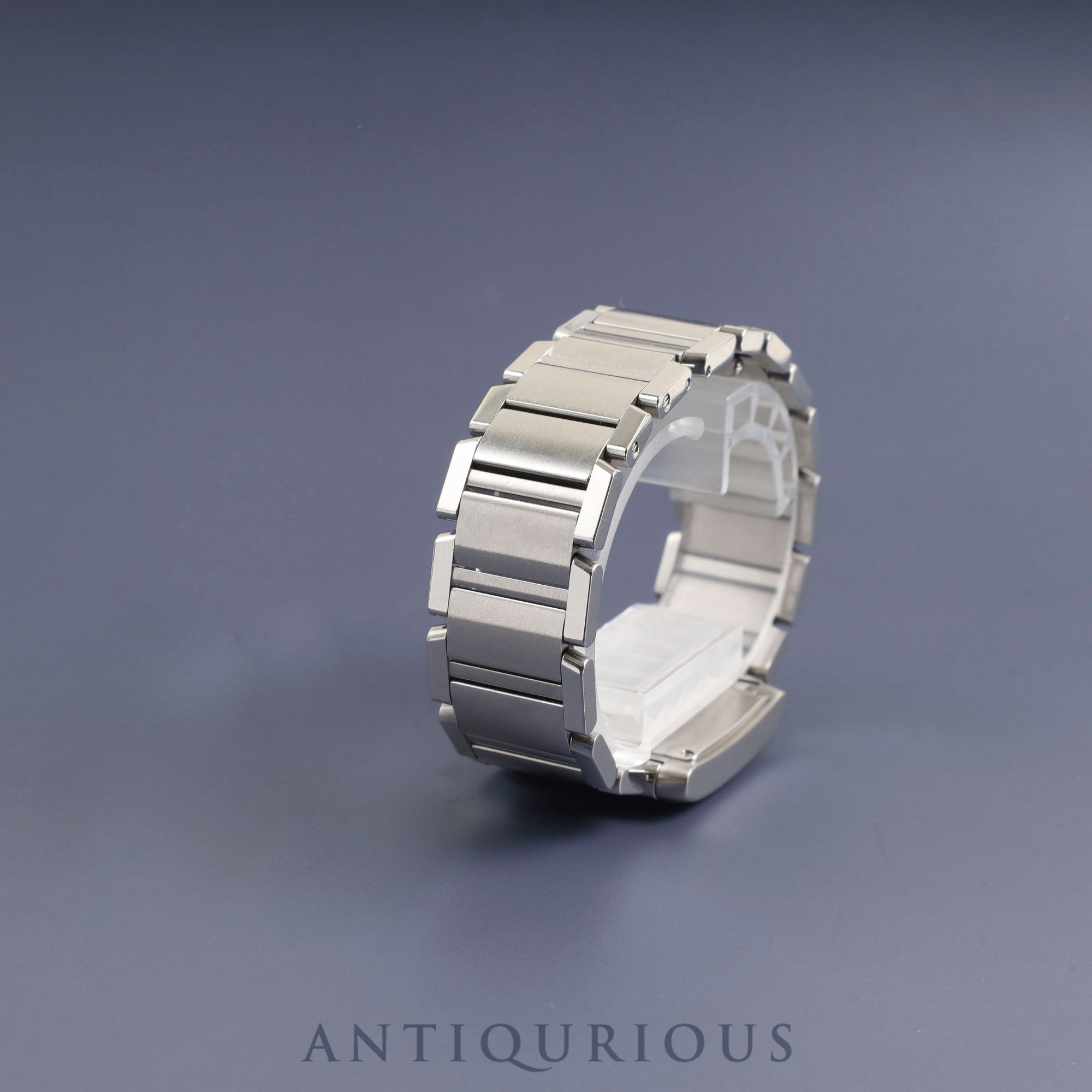 Cartier Tank Française MM W51011Q3/2465 Quartz Caliber 175N Stainless Steel White Roman Dial Box Booklet Warranty (2005) Overhauled