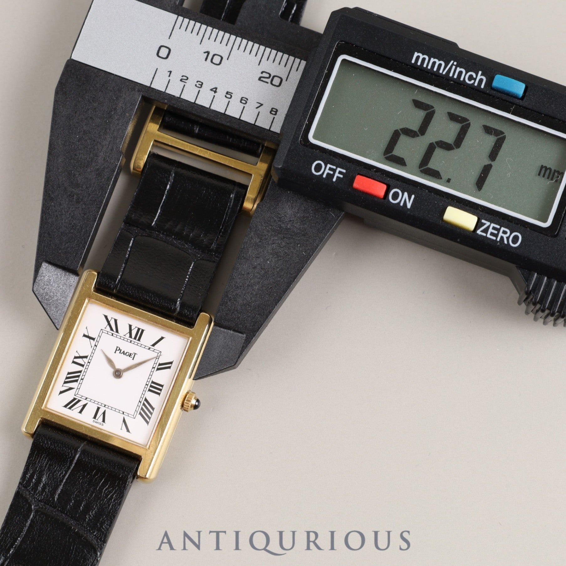 Piaget Tradition 90802D Manual winding Cal.9P2 YG Leather Genuine buckle (750) White dial Overhauled