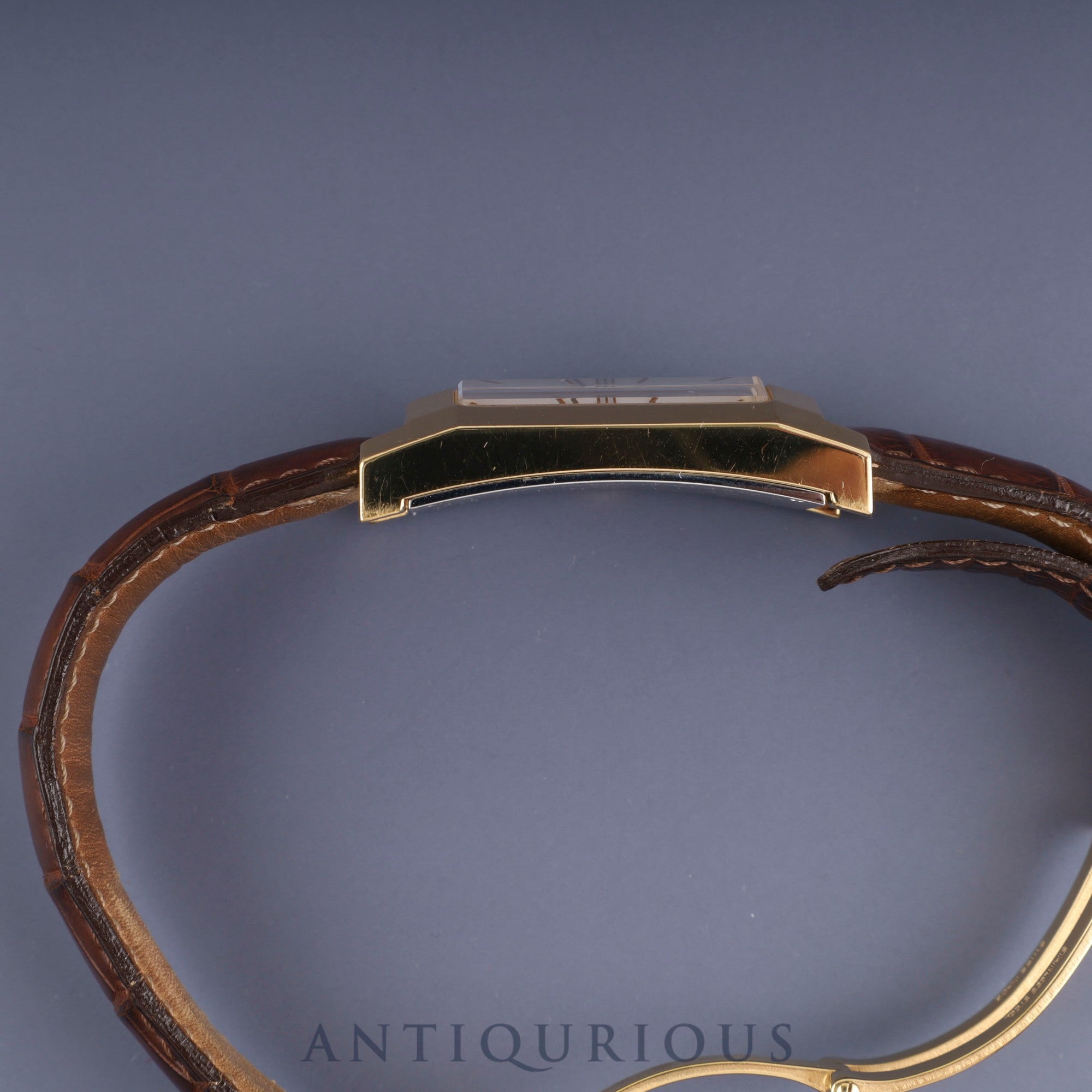 ダンヒル ダンヒリオン クォーツ GP 純正革ベルト 純正Dバックル(GP) ホワイト文字盤 箱 冊子 オーバーホール済み