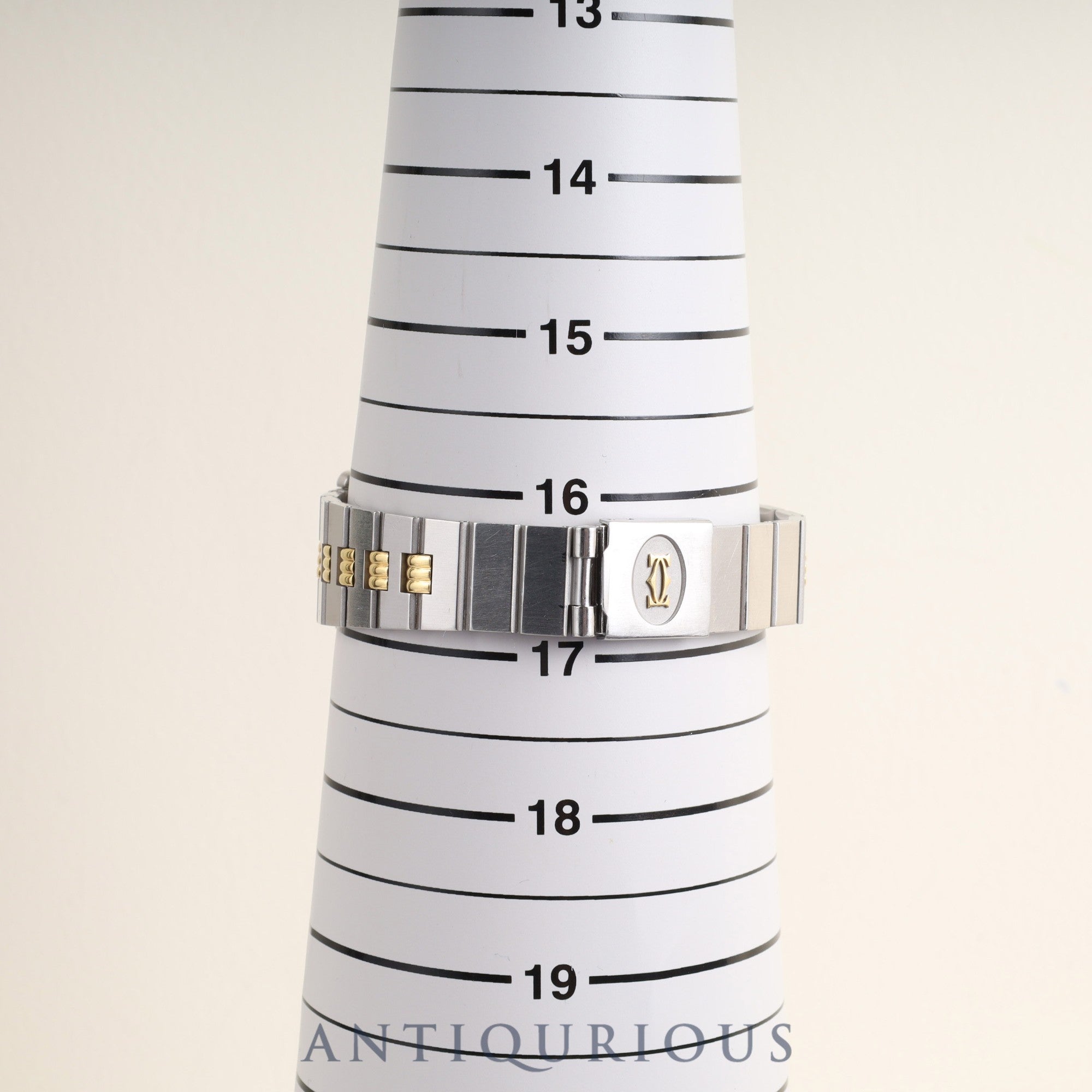 カルティエ サントスガルベ LM AC23.80gr OR 0.750 4.05gr / 2961 Ref.81036232 自動巻き SS / YG SS / YG ホワイトローマン文字盤 カルティエブティックにてコンプリートサービス(フルメンテナンス)済み