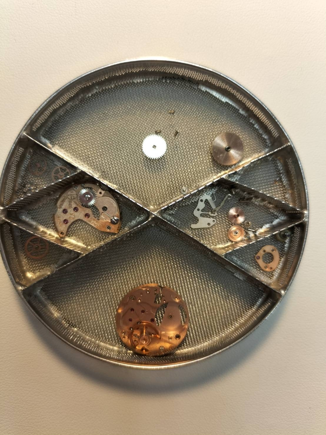 オメガ ジュネーブ 5110411 / 1061 手巻き Cal.625 GP 革 純正尾錠(GP) ゴールド文字盤 オーバーホール済み